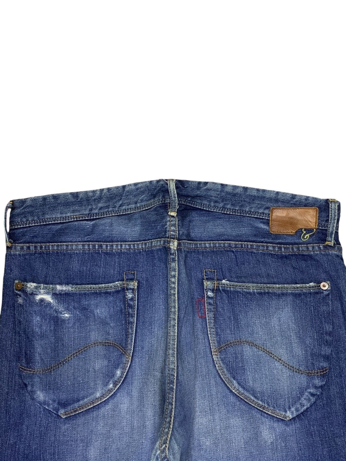 Beauty Beast × Japanese Brand Vintage Japanese Brand Bleached Acid Wash Distressed Jeans Size US 34 / EU 50 - 8 Thumbnail