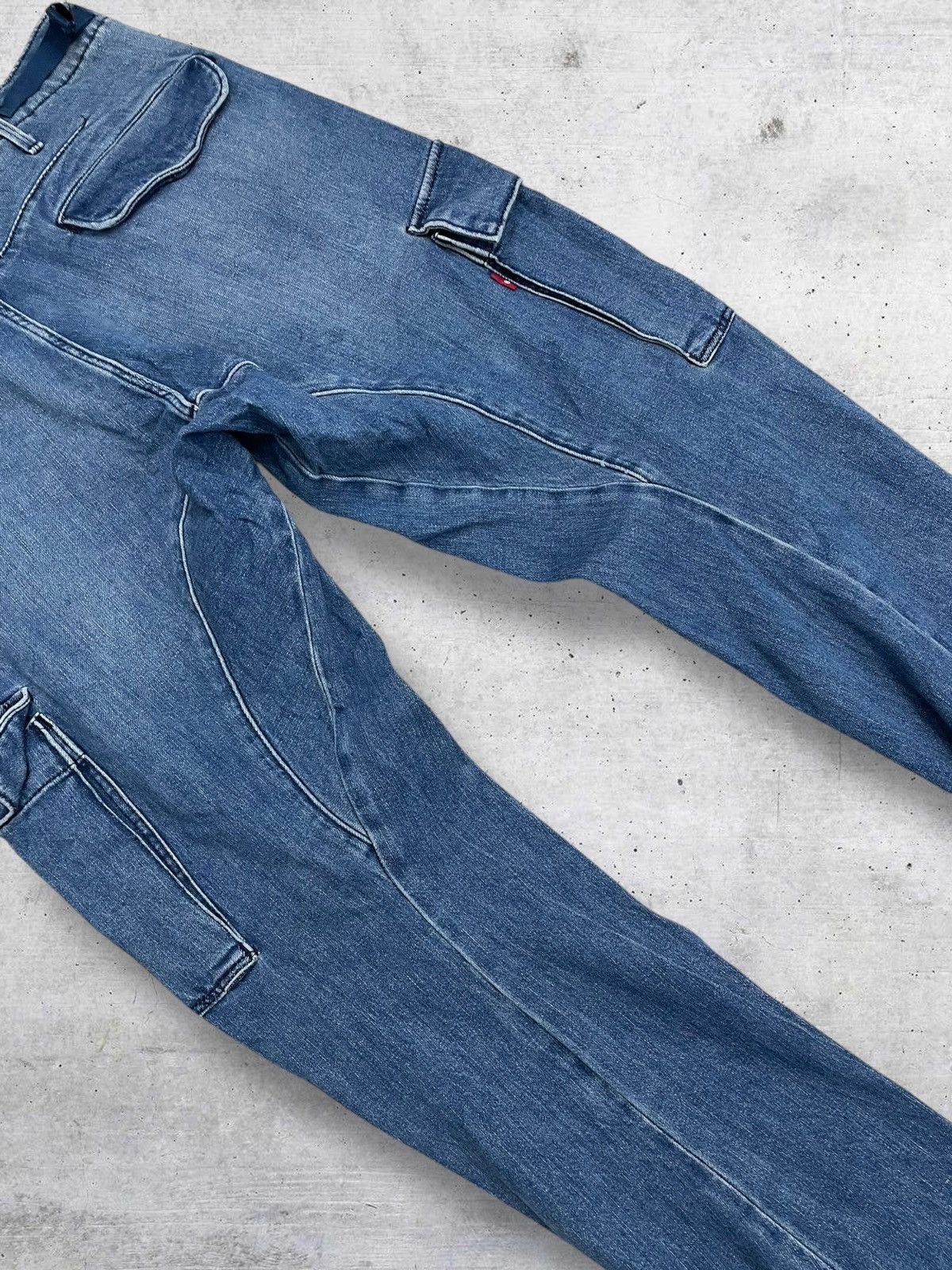 Levi's Vintage Clothing VINTAGE ENGINEERED LEVIS USA DESIGNER TWISTED CARGO DENIM Size US 31 - 13 Thumbnail