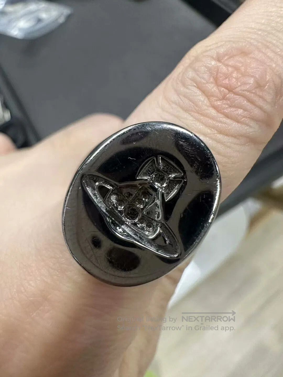 Vivienne Westwood Vivienne Westwood Saturn Ring Silver. Size ONE SIZE - 3 Thumbnail