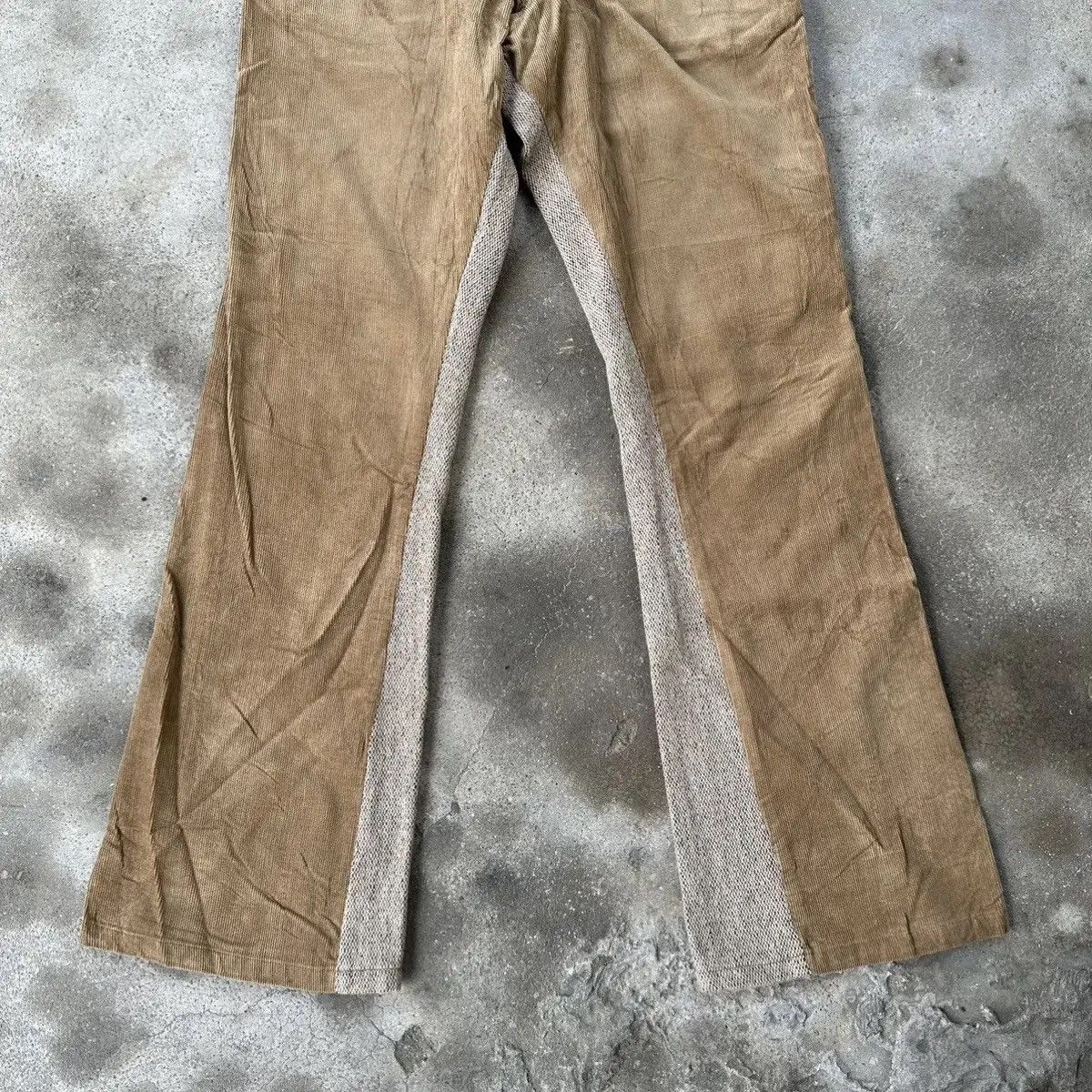 Vintage RARE!! FLARE/BOOTCUT JAPANESE VTG W31 L31 QUE CORDUROY PANTS Size US 31 - 6 Thumbnail