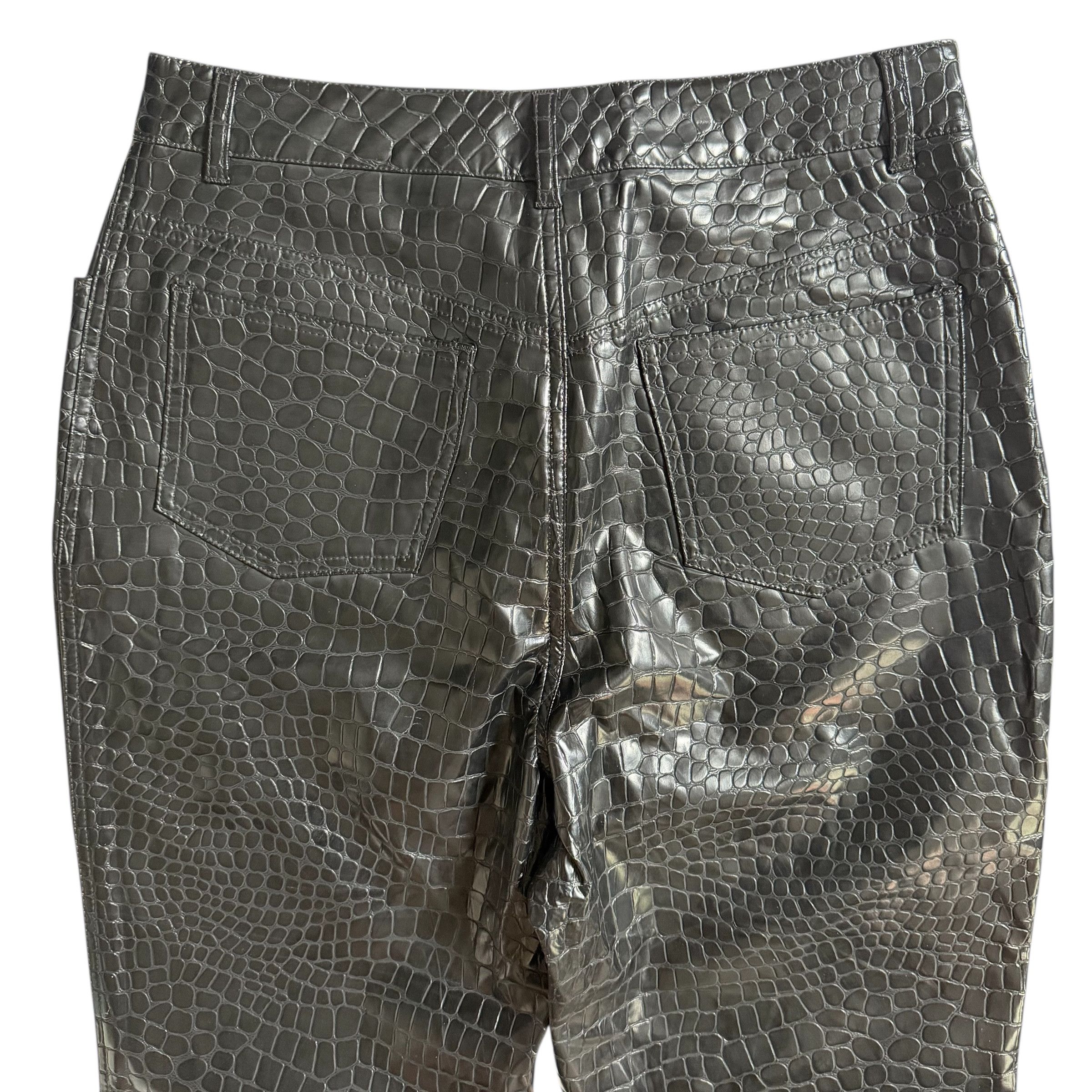 Yves Saint Laurent YVES SAINT LAURENT VINTAGE VINYL PANTS Size US 30 / EU 46 - 4 Thumbnail