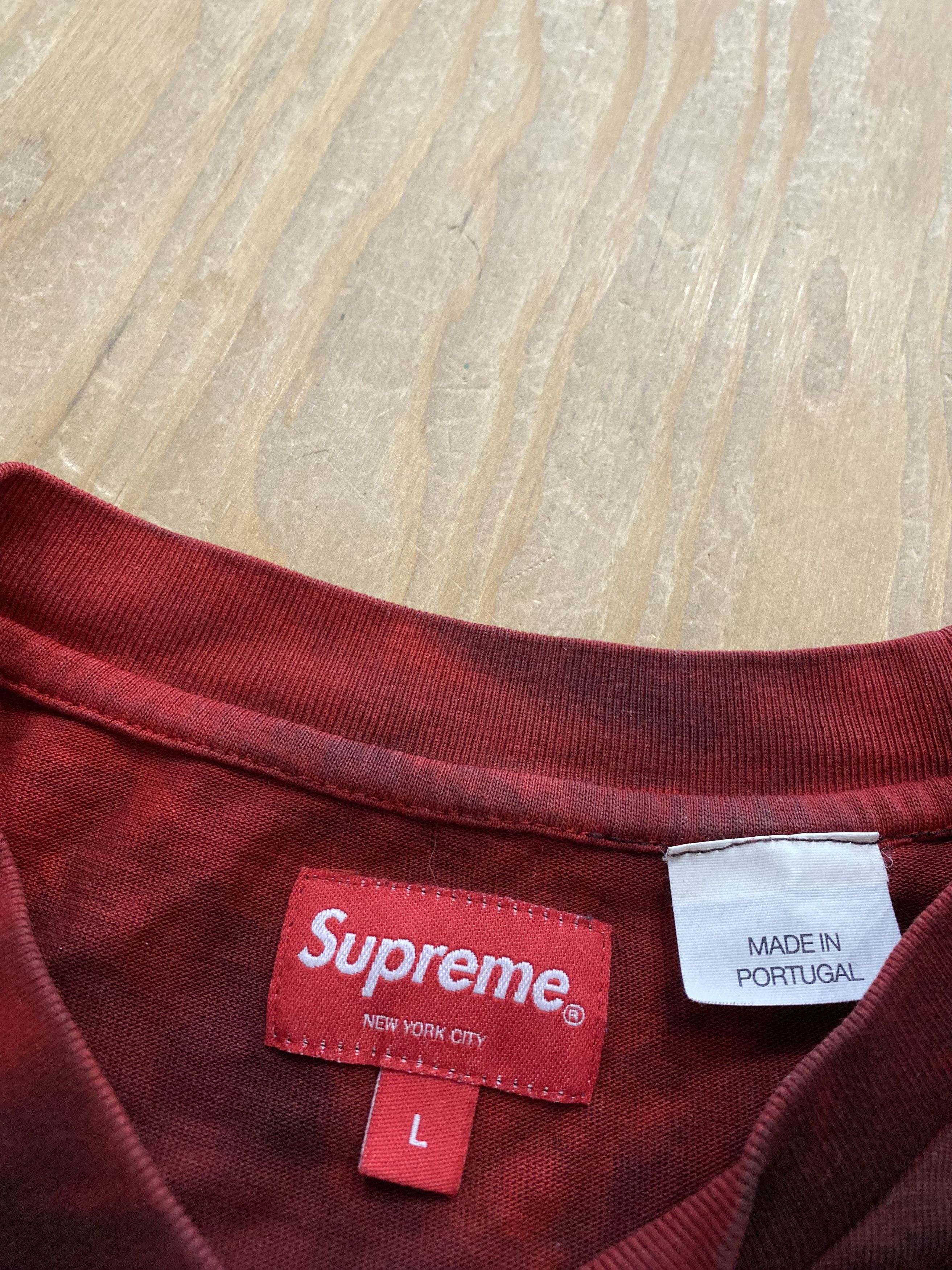 Supreme Tie Dye Tee Size US L / EU 52-54 / 3 - 3 Thumbnail