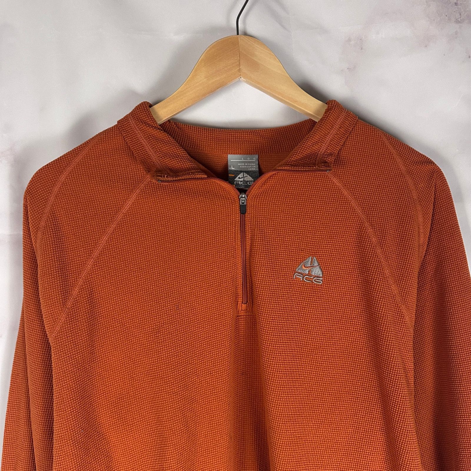 Nike ACG Orange Thermal Quarter-Zip Size US L / EU 52-54 / 3 - 2 Thumbnail