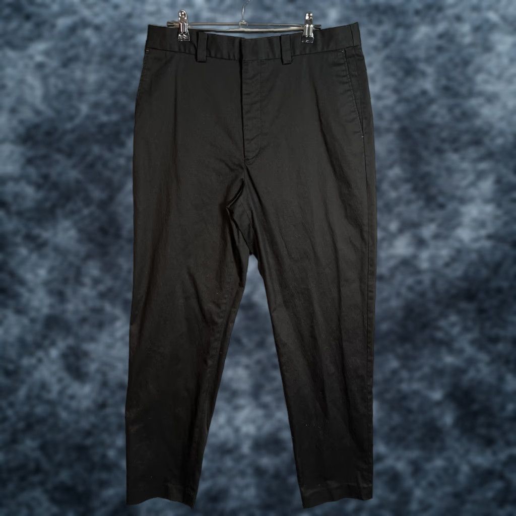Vintage VINTAGE Uniqlo x JW Anderson Women's Pants Size 10 Black Straight Leg Cotton Blend Jeans Size 32" / US 10 / IT 46 - 1 Thumbnail