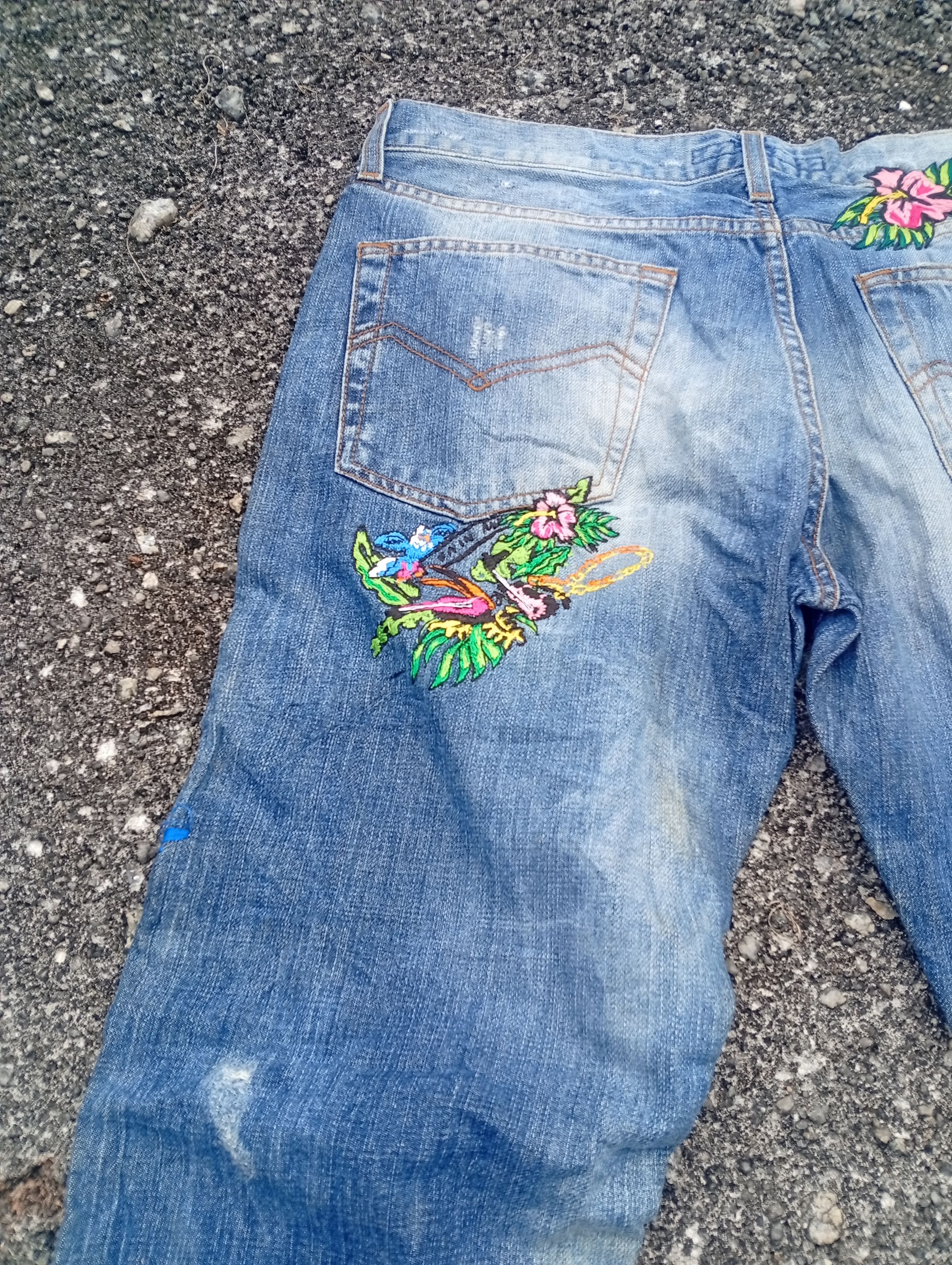Japanese Brand Energie summer morris embroidery carnivor plants Size US 33 - 13 Thumbnail
