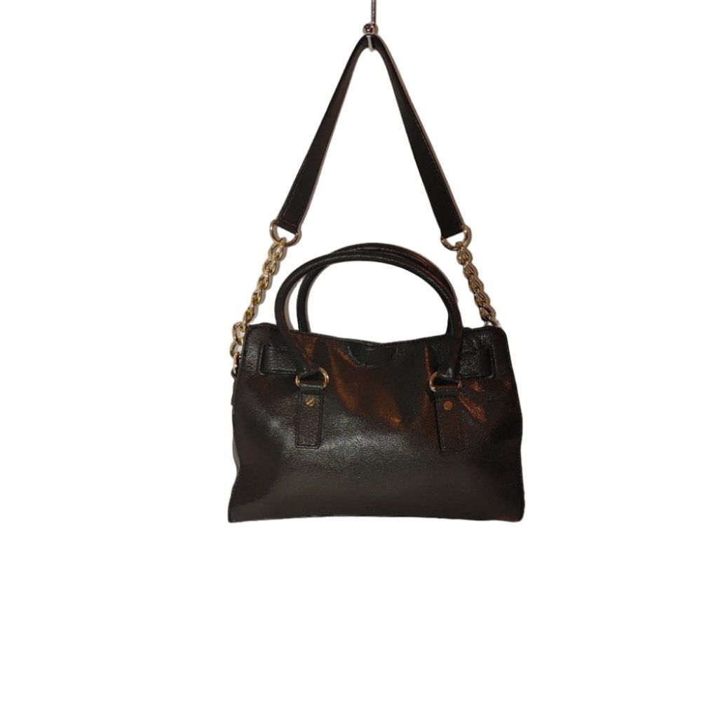 Michael Kors Michael Kors Hamilton Pebbled Leather Satchel Size ONE SIZE - 3 Thumbnail