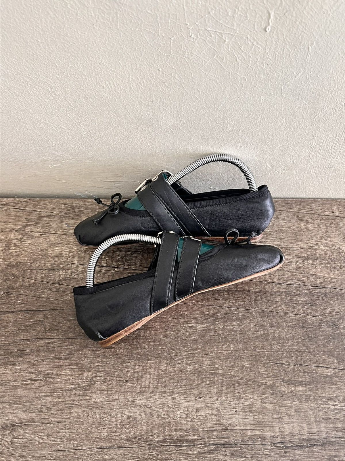 Miu Miu Buckle Lamb Leather Ballets Size US 6 / IT 36 - 12 Thumbnail