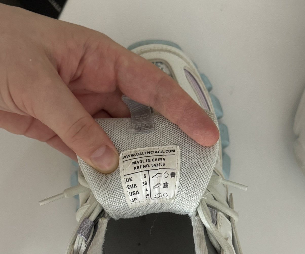Balenciaga ✅Balenciaga track 1 white light blue 38 Size US 8 / IT 38 - 6 Thumbnail