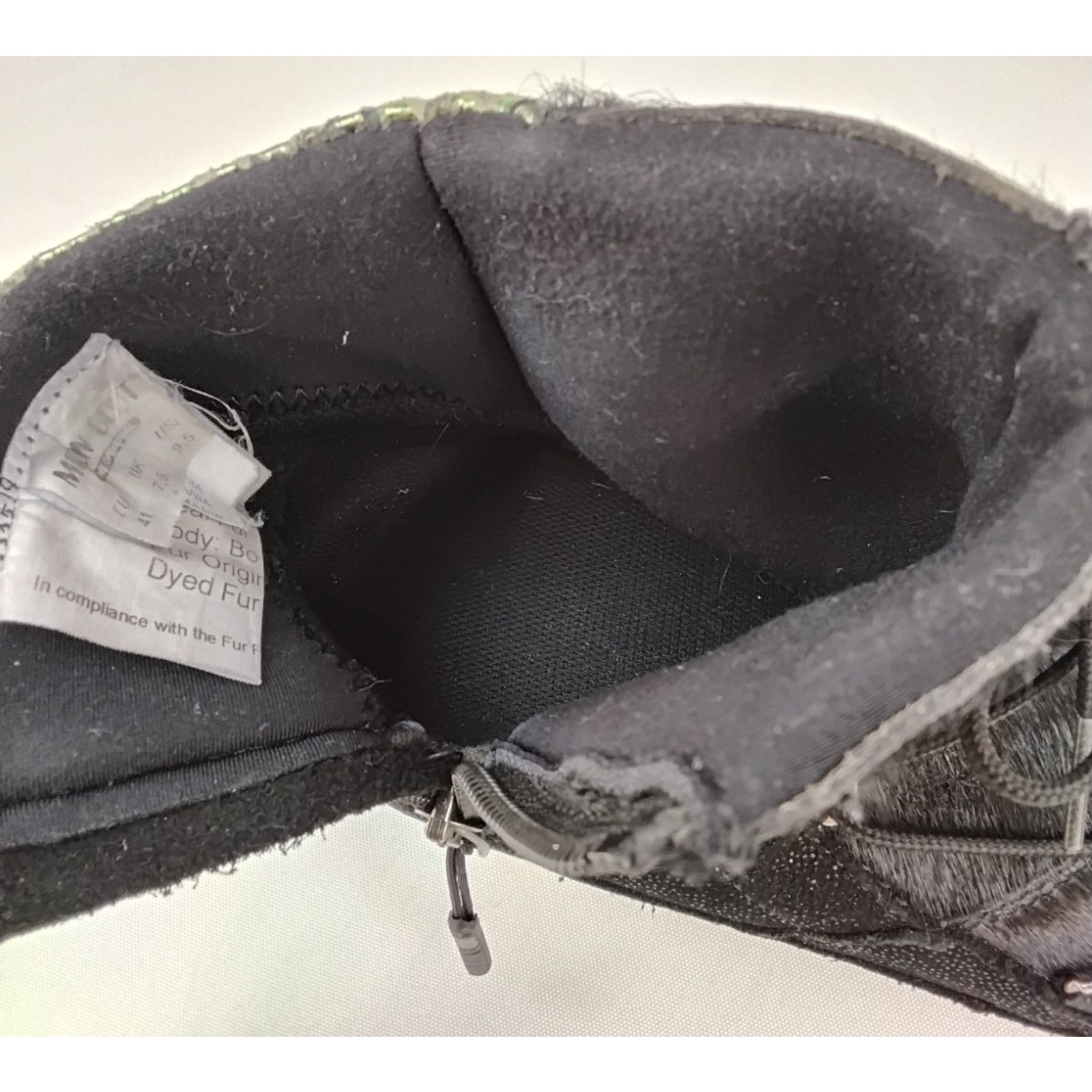 Moon Boot Moon Boot Sneakers Women's 9.5 Black Fur & Snake Print Size US 9.5 / IT 39.5 - 10 Thumbnail