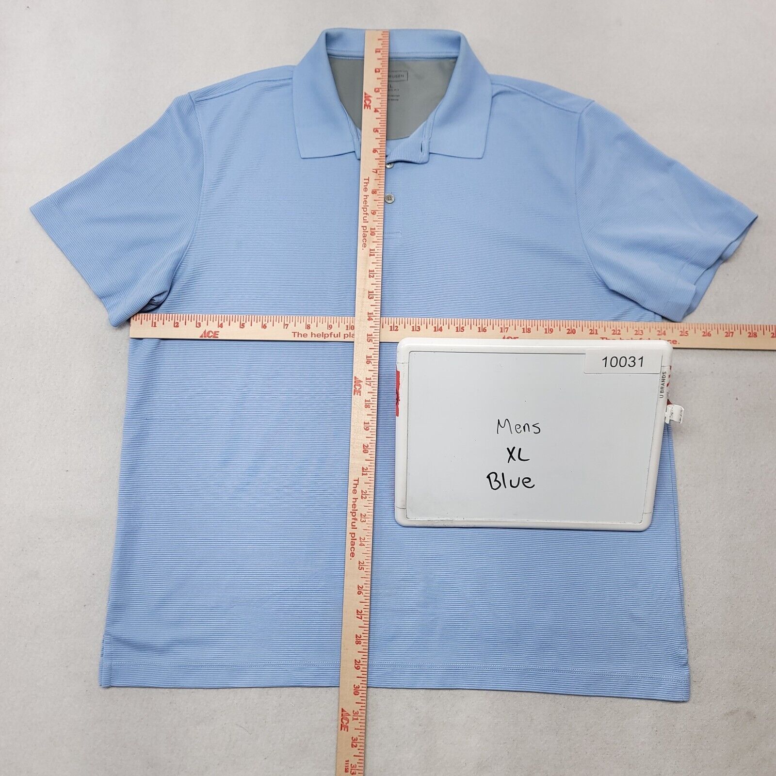 Van Heusen Van Heusen Casual Pullover Polo Shirt Adult Men Size XL Blue Size US XL / EU 56 / 4 - 8 Thumbnail
