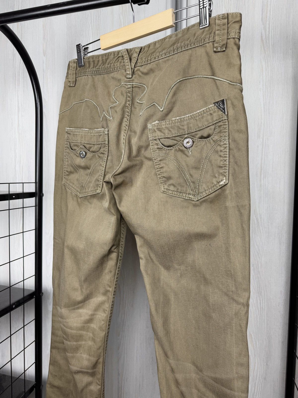 Dolce & Gabbana Magic Regular Straight Leg khaki beige jeans