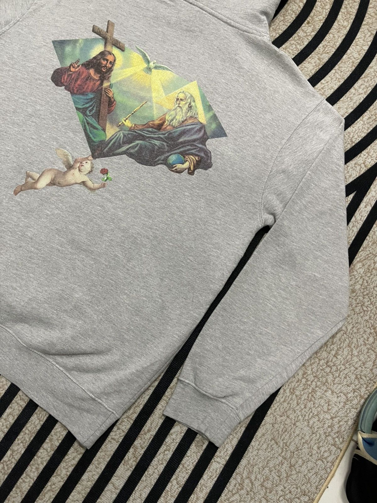 Diamond Supply Co. OG STYLE DIAMOND SUPPLY CO JESUS HOODIE RARE DESIGN Size US M / EU 48-50 / 2 - 12 Thumbnail