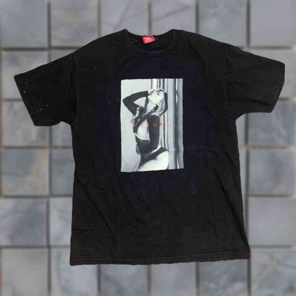 Vintage VINTAGE Visual Streetwear Graphic T-Shirt Men’s Large Black Photo Print Tee 21x28 Size US L / EU 52-54 / 3 - 1 Thumbnail