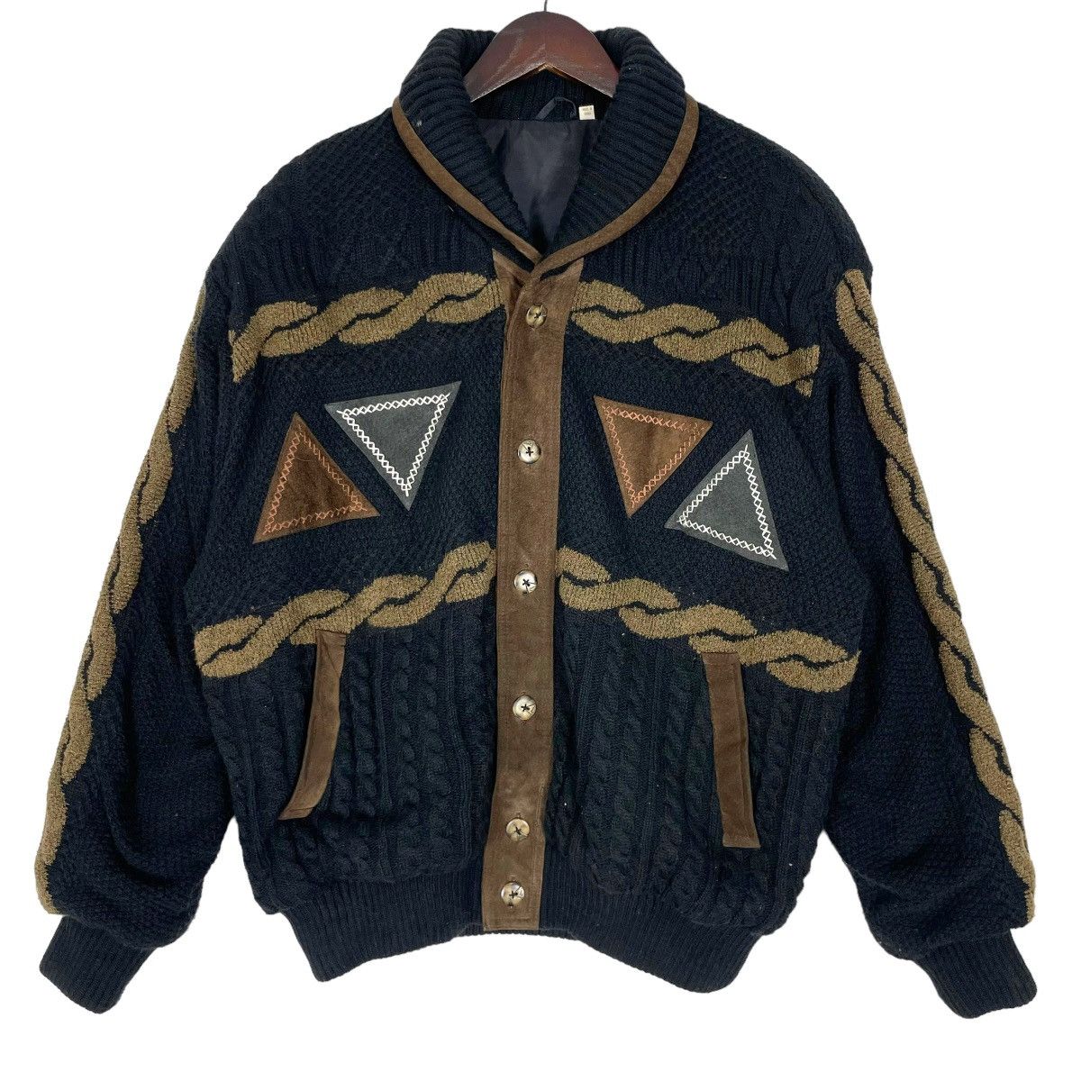 If Six Was Nine Vintage Racow Knitt Jacket Women Knittwear Japanese Brand Size XL / US 12-14 / IT 48-50 - 1 Thumbnail