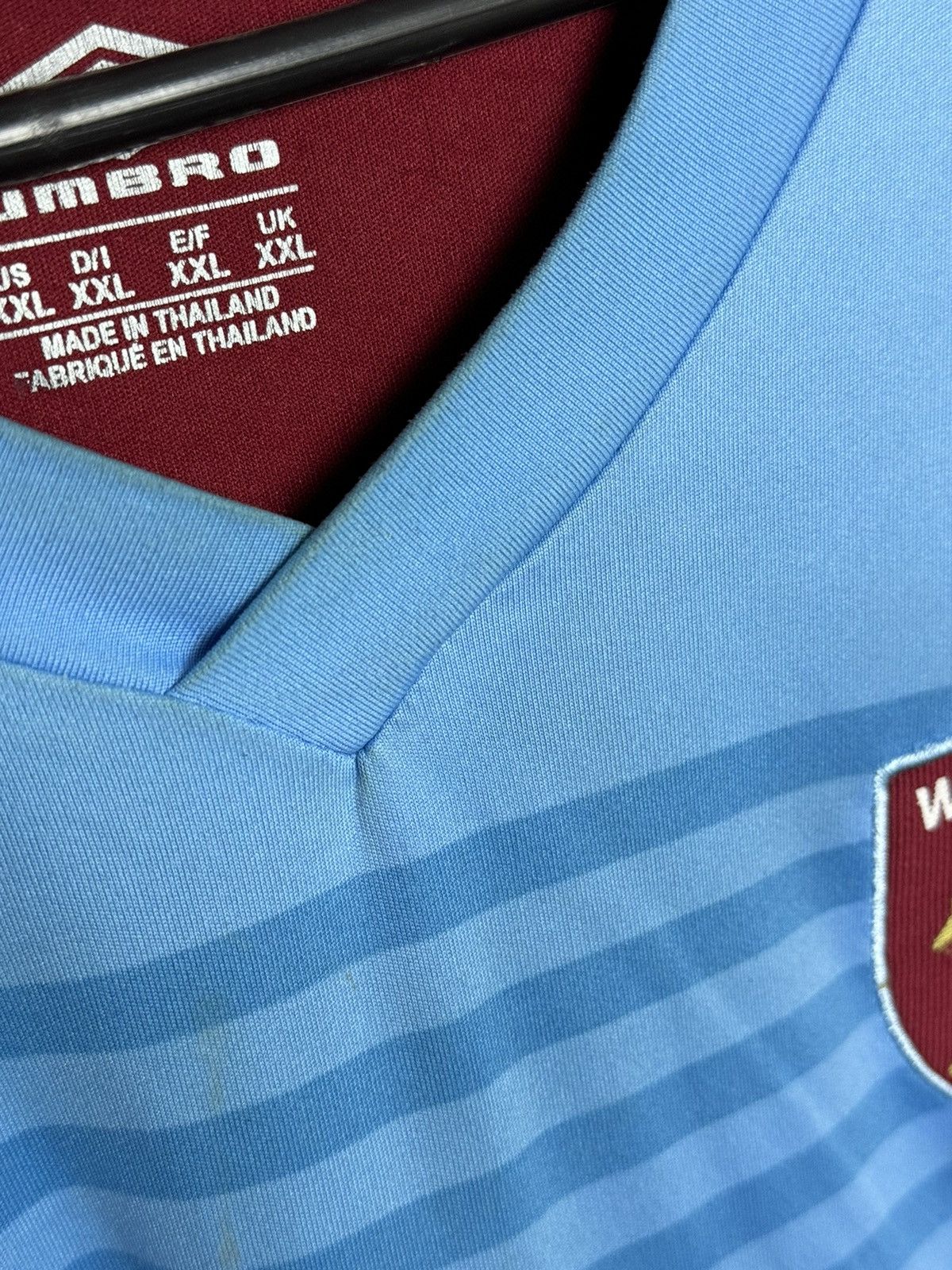 Umbro West Ham United 19/20 Home Football Jersey Size US XXL / EU 58 / 5 - 14 Thumbnail