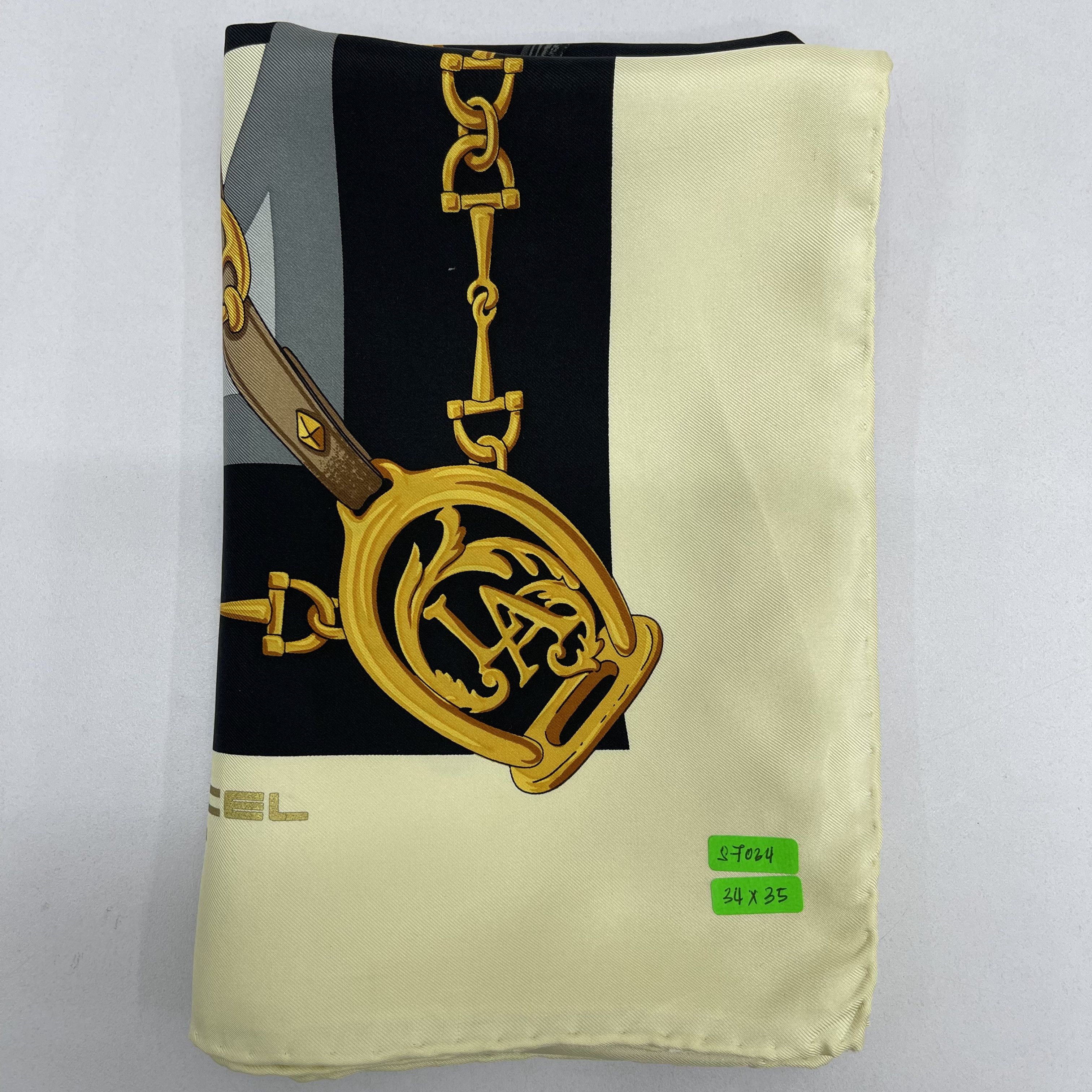 Lancel Vintage Lancel Silk Scarf Babushka - S7034 Size ONE SIZE - 9 Thumbnail