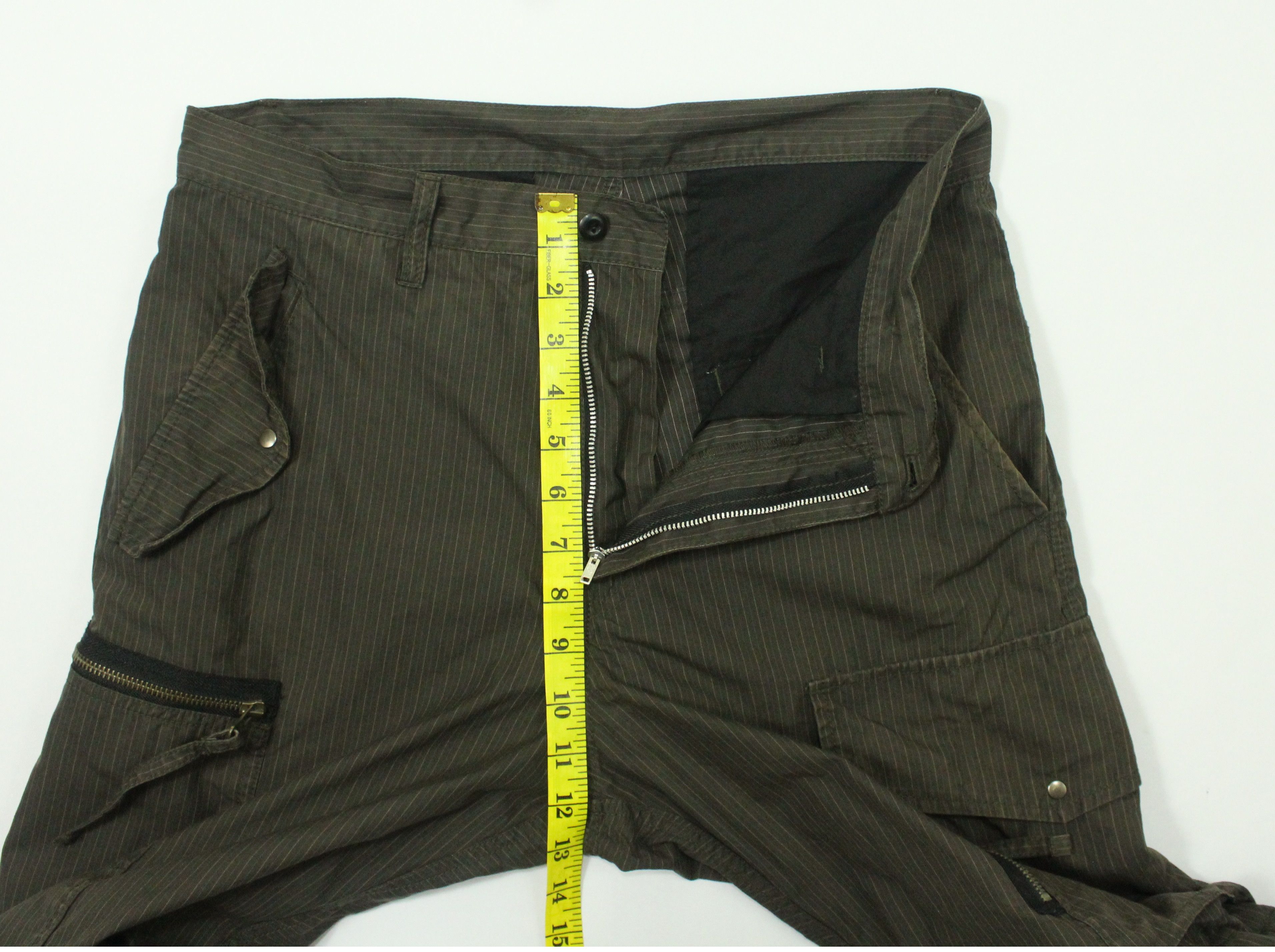 Hysteric Glamour PPFM Pants Stripe Utility Cargos Multipockets Parachute Size US 32 / EU 48 - 19 Thumbnail