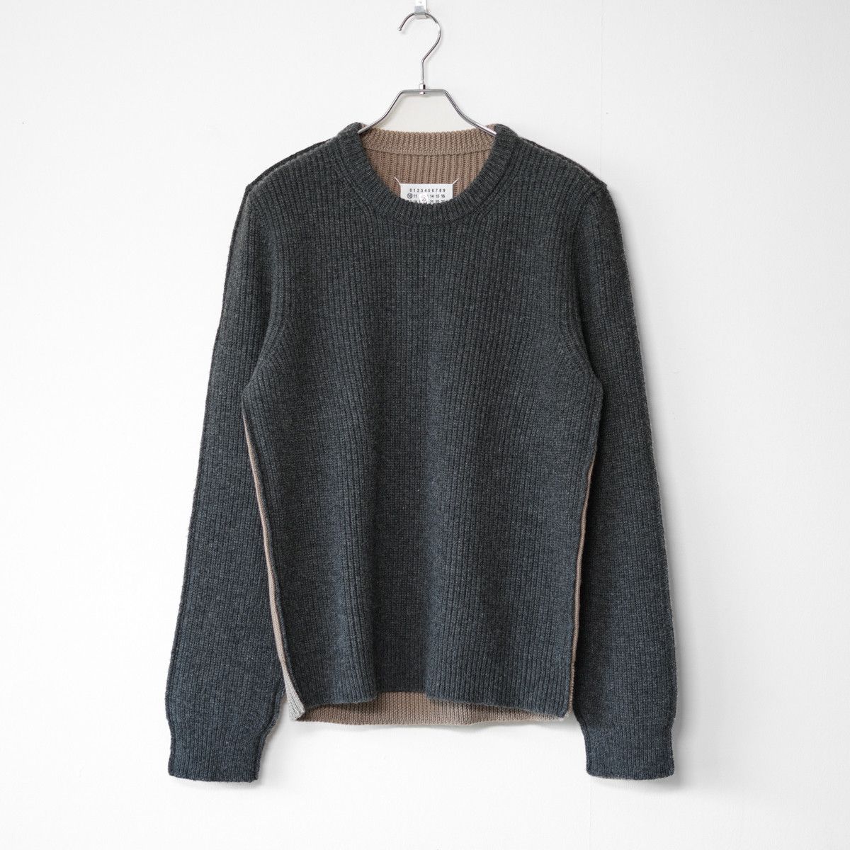 Maison Margiela MAISON MARGIELA AW2020 PANEL COLER KNIT Size US S / EU 44-46 / 1 - 1 Thumbnail