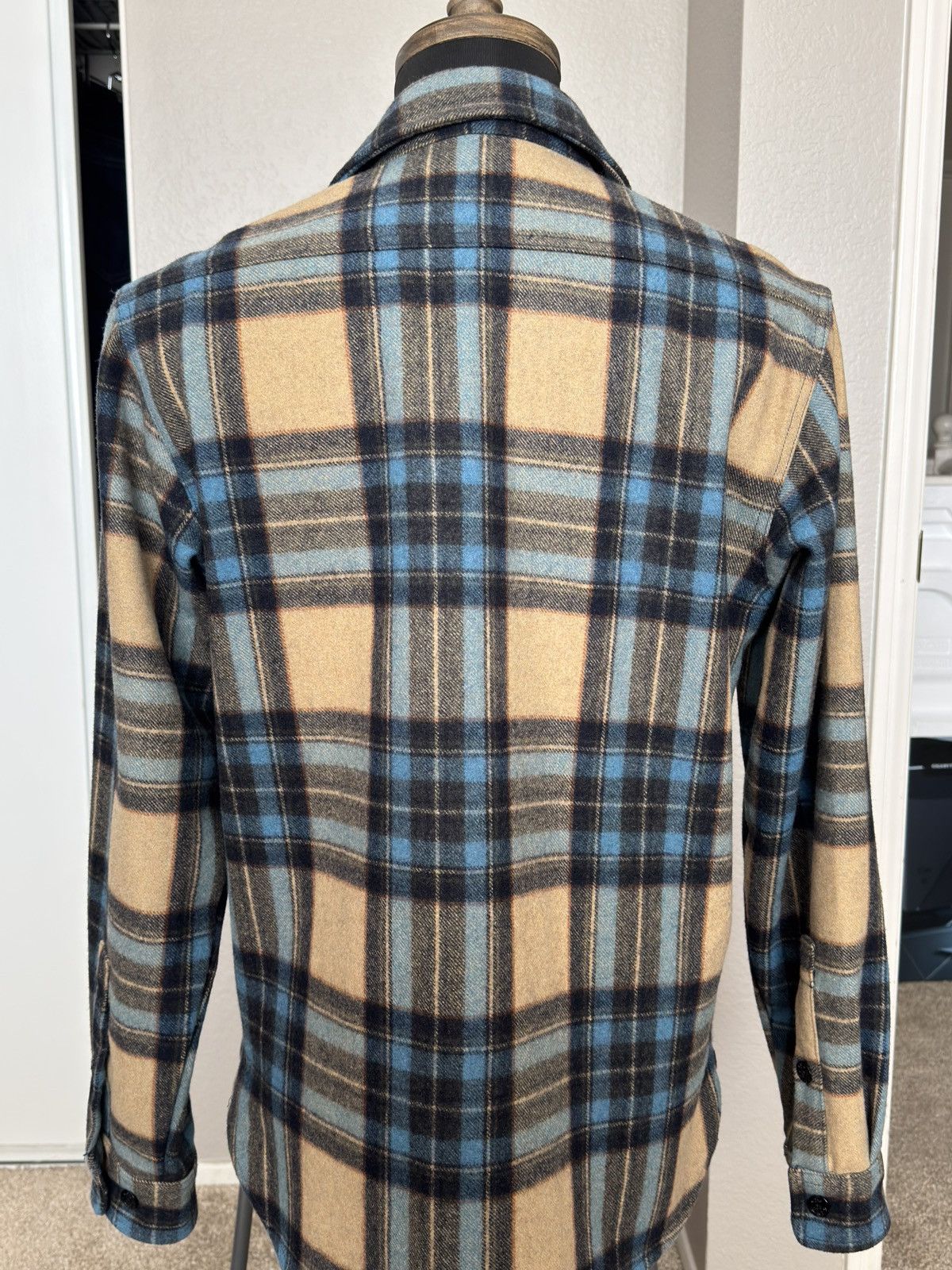 Schott Schott CPO Wool Plaid Shirt Size US S / EU 44-46 / 1 - 2 Thumbnail