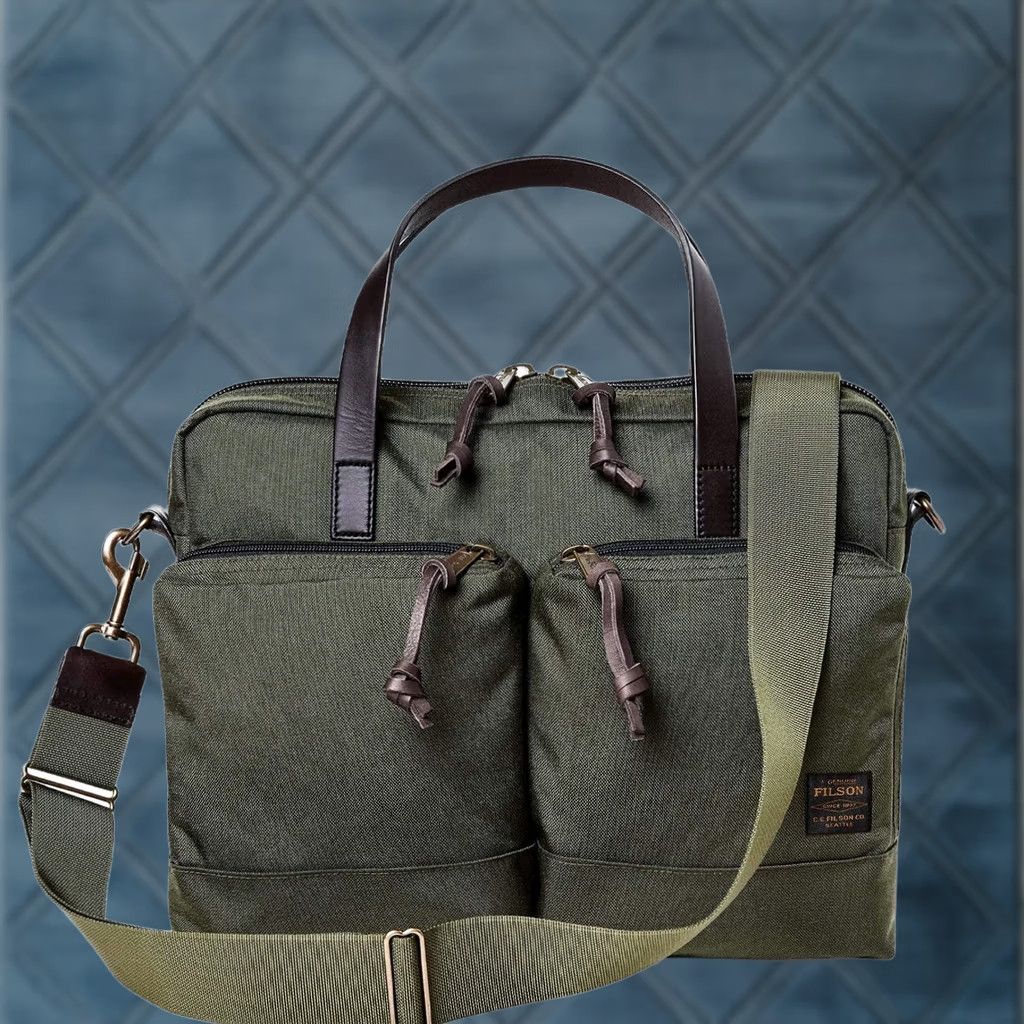 Filson Filson Dryden Briefcase Otter Green Size ONE SIZE - 1 Preview