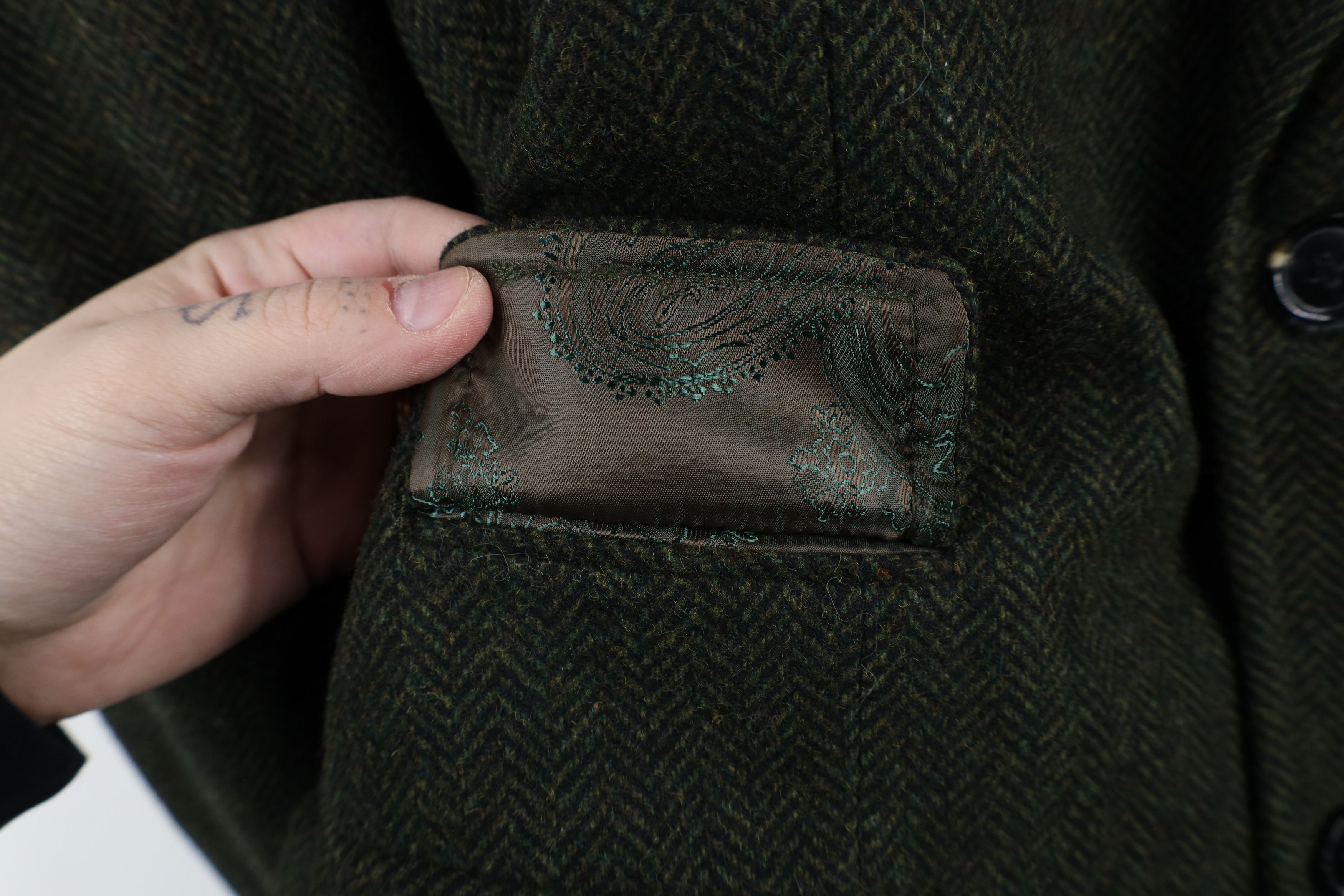 Vintage Vintage Streetwear Herringbone Lined 2 Button Blazer Jacket Size US XL / EU 56 / 4 - 8 Thumbnail