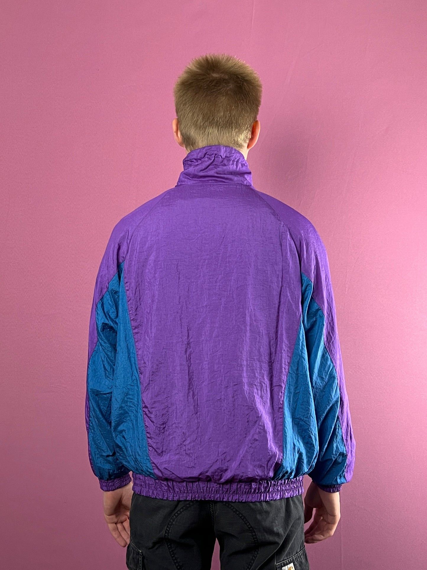 Other 90s Vintage Men's 1/2 Windbreaker Jacket - M Size US L / EU 52-54 / 3 - 3 Thumbnail