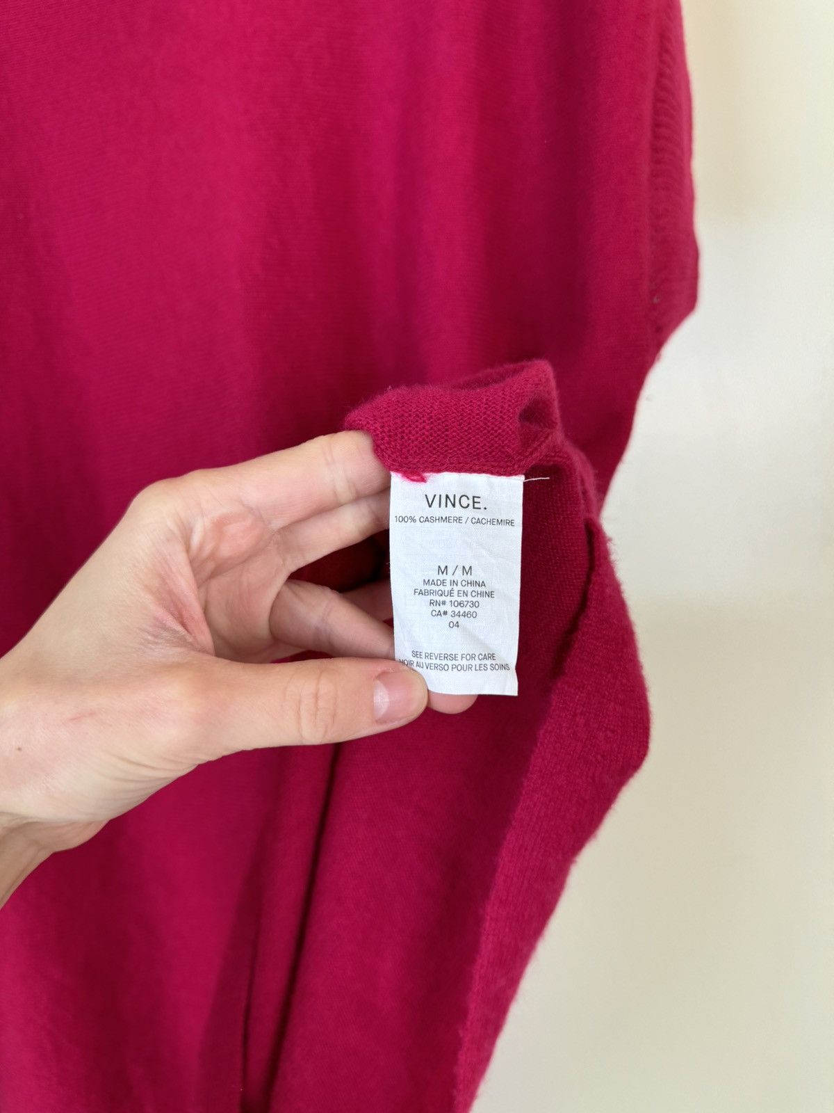 Vince VINCE cashmerein poncho cape style sweater cowl neck jumper Size M / US 6-8 / IT 42-44 - 9 Thumbnail