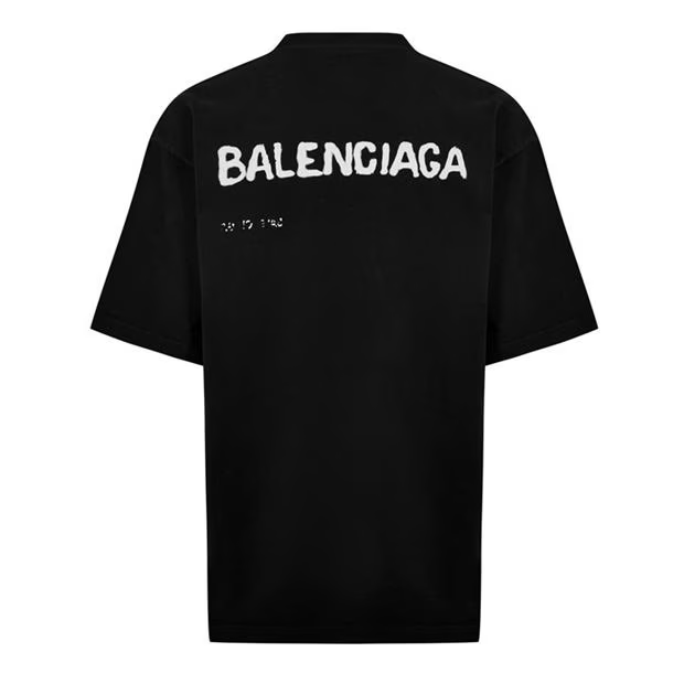 Balenciaga Logo-Print Cotton-Jersey T-Shirt Size US S / EU 44-46 / 1 - 2 Thumbnail