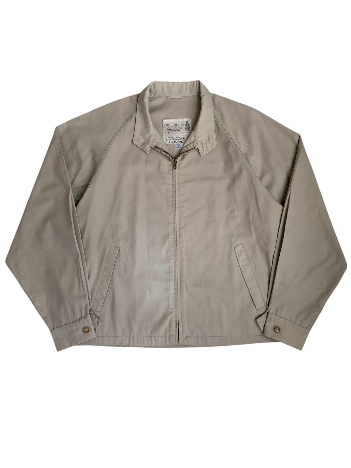 ジャケット・アウター 70s 80s EURO cotton harrington jacket Vintage 1980s JC Penney Zip-Up Yellow Bomber Harrington