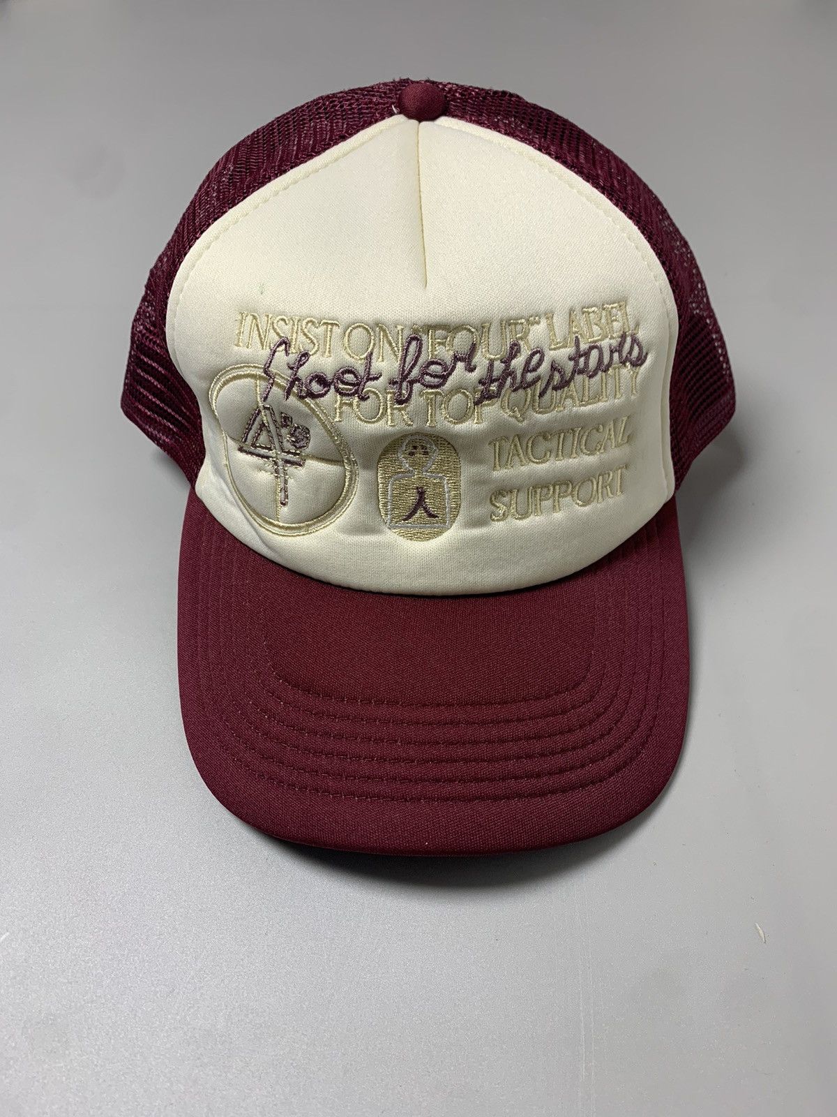 FOUR ATELIER FOUR ATELIER “WINE” TRUCKER HAT Size ONE SIZE - 3 Thumbnail