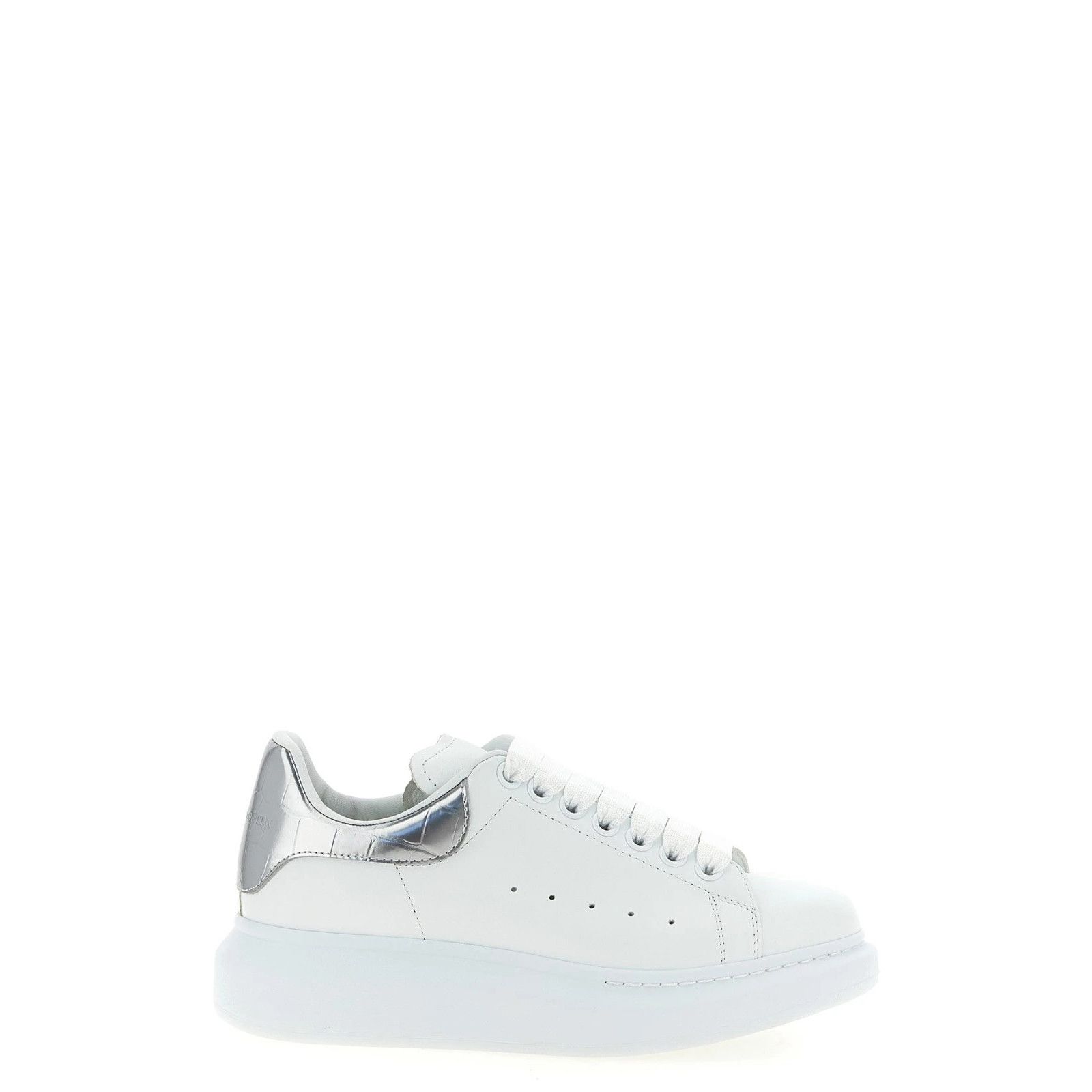 Alexander McQueen ALEXANDER MCQUEEN Larry White Leather Sneakers New & Authent Size US 10 / IT 40 - 1 Thumbnail