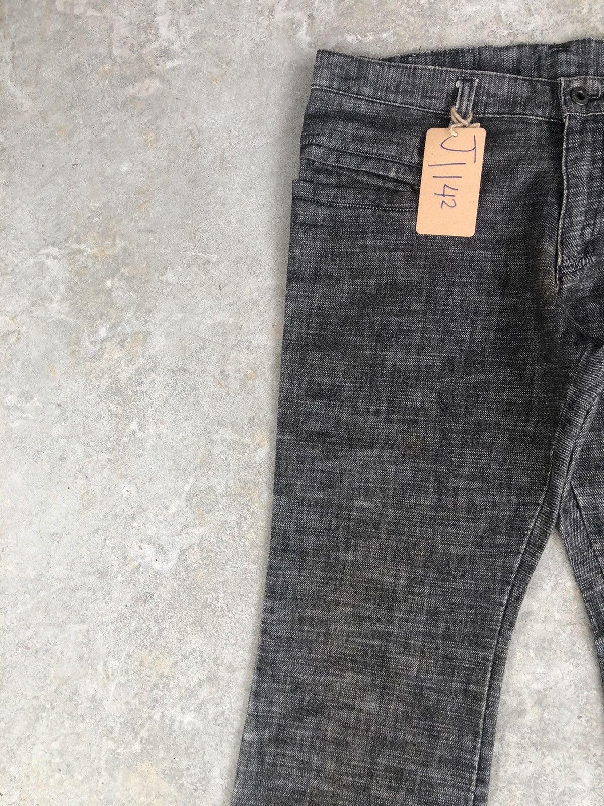 If Six Was Nine Japanese L7 Real Flared Jeans Distressed Jeans Size US 33 - 5 Thumbnail