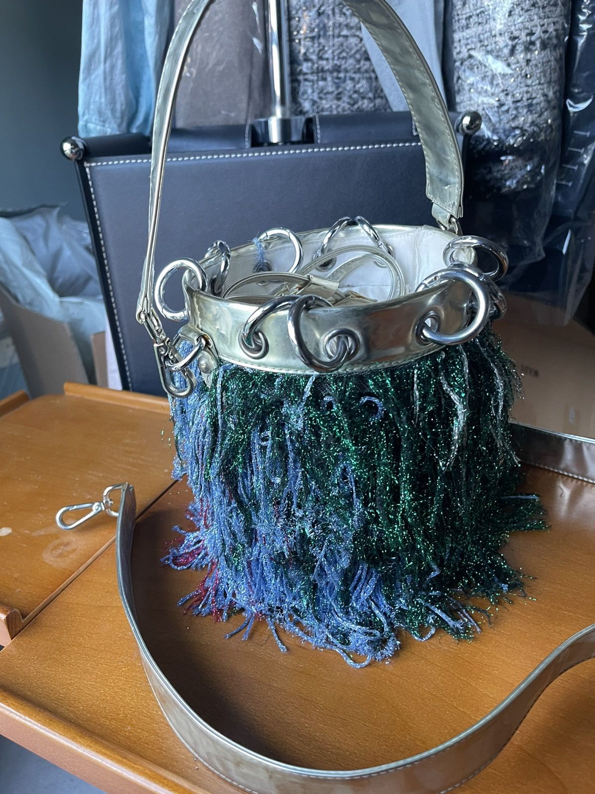 ANGEL CHEN Angel Chen Fringe Bucket Bag Size ONE SIZE - 3 Thumbnail
