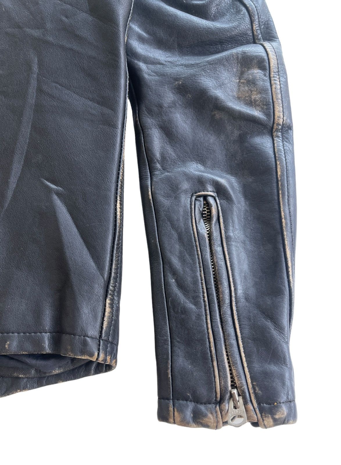 WEST RIDE 50s West Ride Motorcycle Cowhide Leather Jacket (size 34) Size US XS / EU 42 / 0 - 23 Thumbnail