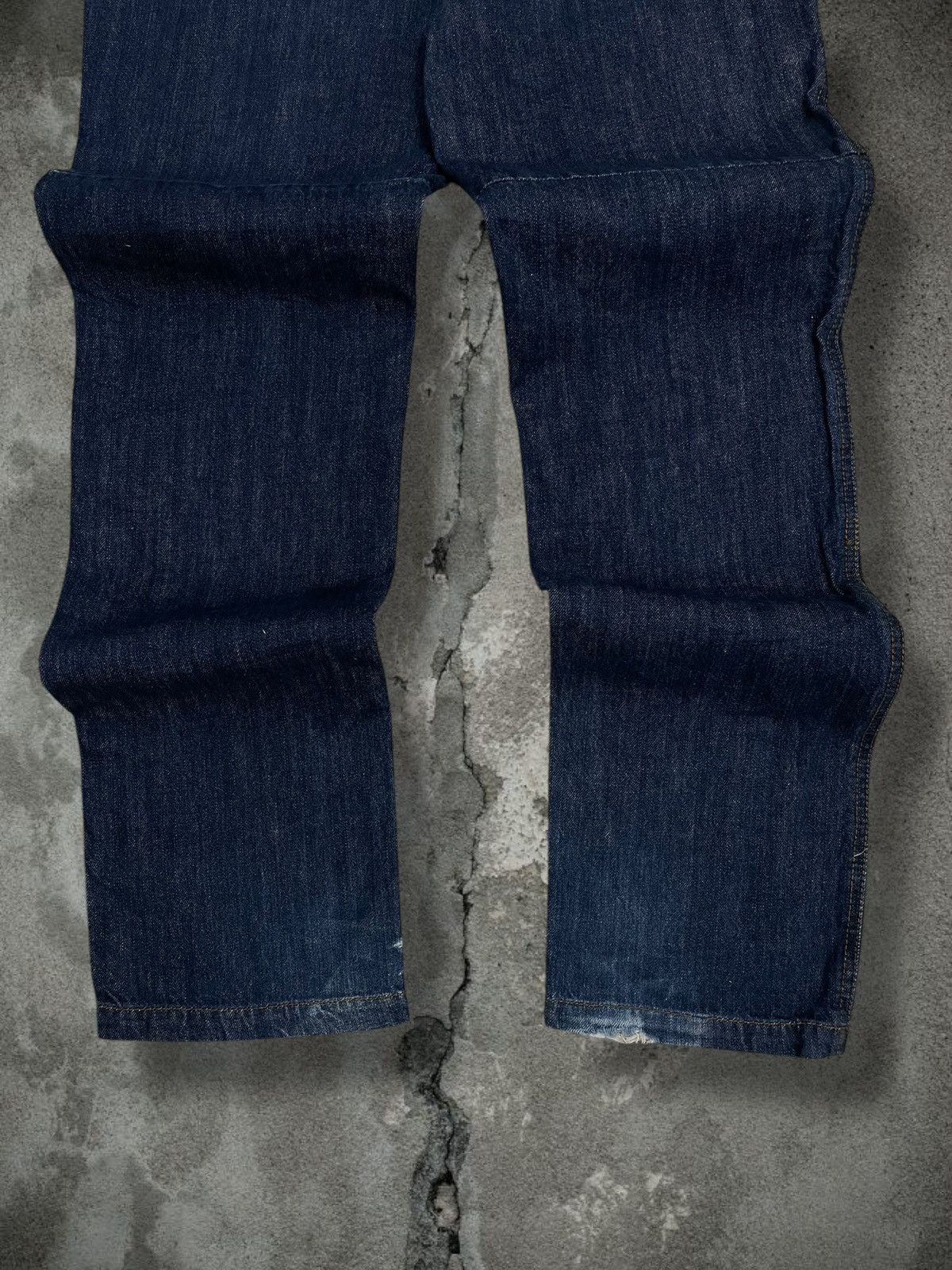 Japanese Brand Vintage Og Japan Designer Hanjiro Harajuku Double Knee Denim Size US 32 / EU 48 - 10 Thumbnail