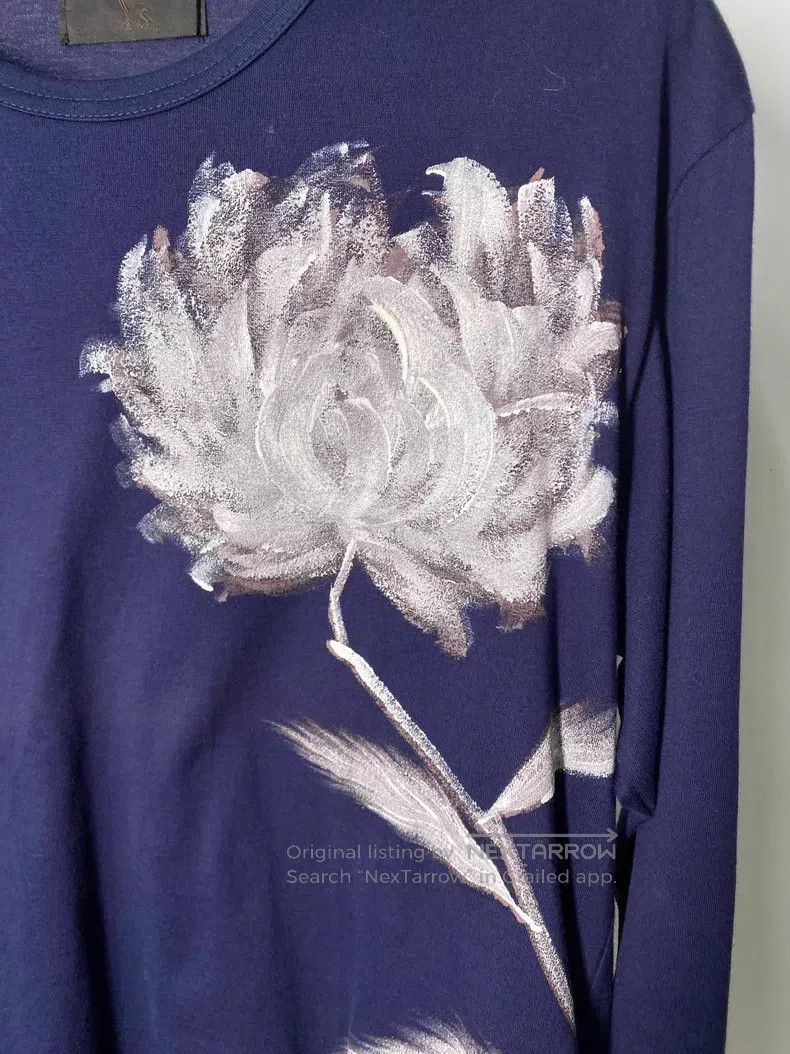 Yohji Yamamoto Yohji Yamamoto Oil Painting Epiphyllum long sleeves Size US L / EU 52-54 / 3 - 2 Thumbnail