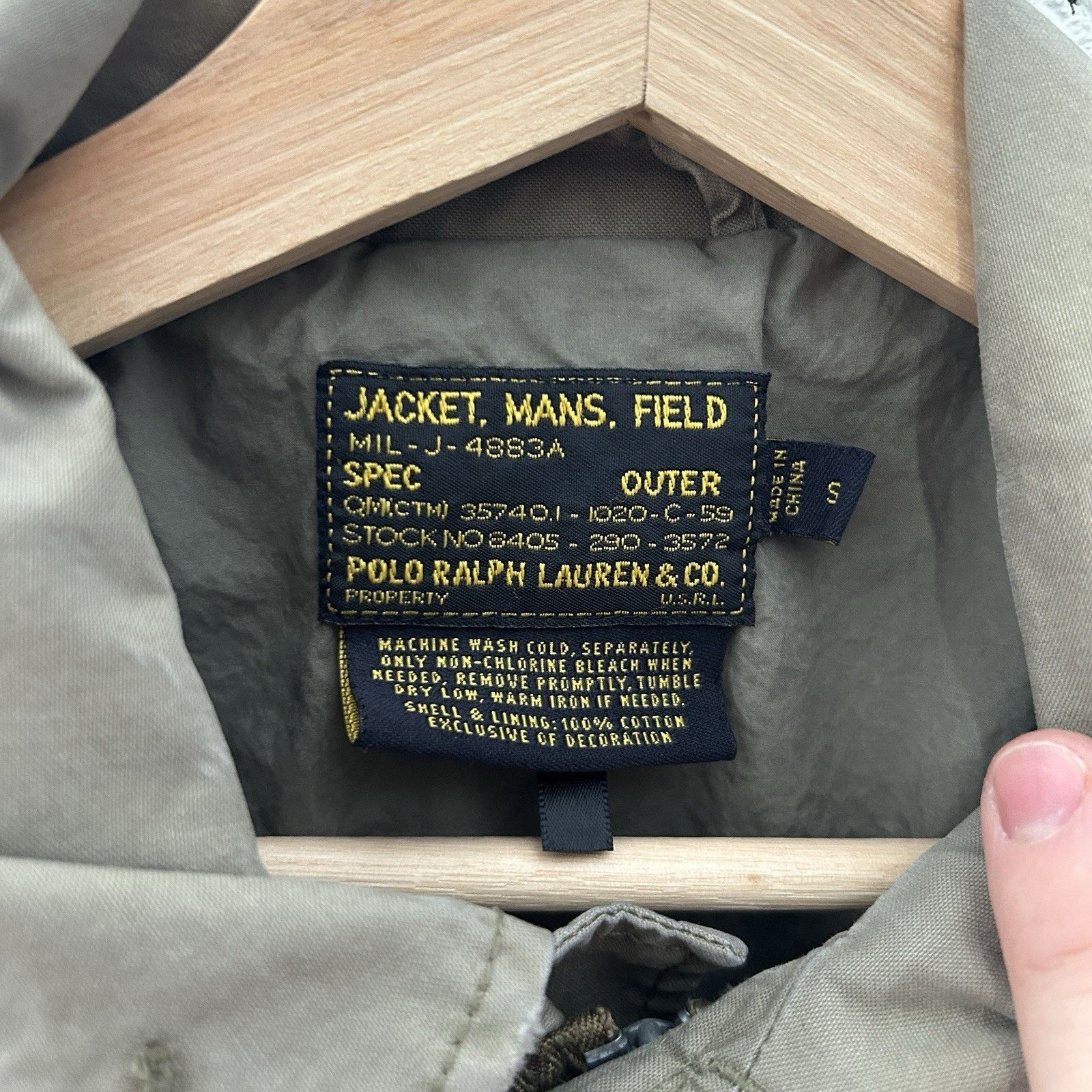 Polo Ralph Lauren VTG Polo Ralph Lauren Military Army Fatigue Jacket “Khaki" Size US S / EU 44-46 / 1 - 6 Thumbnail