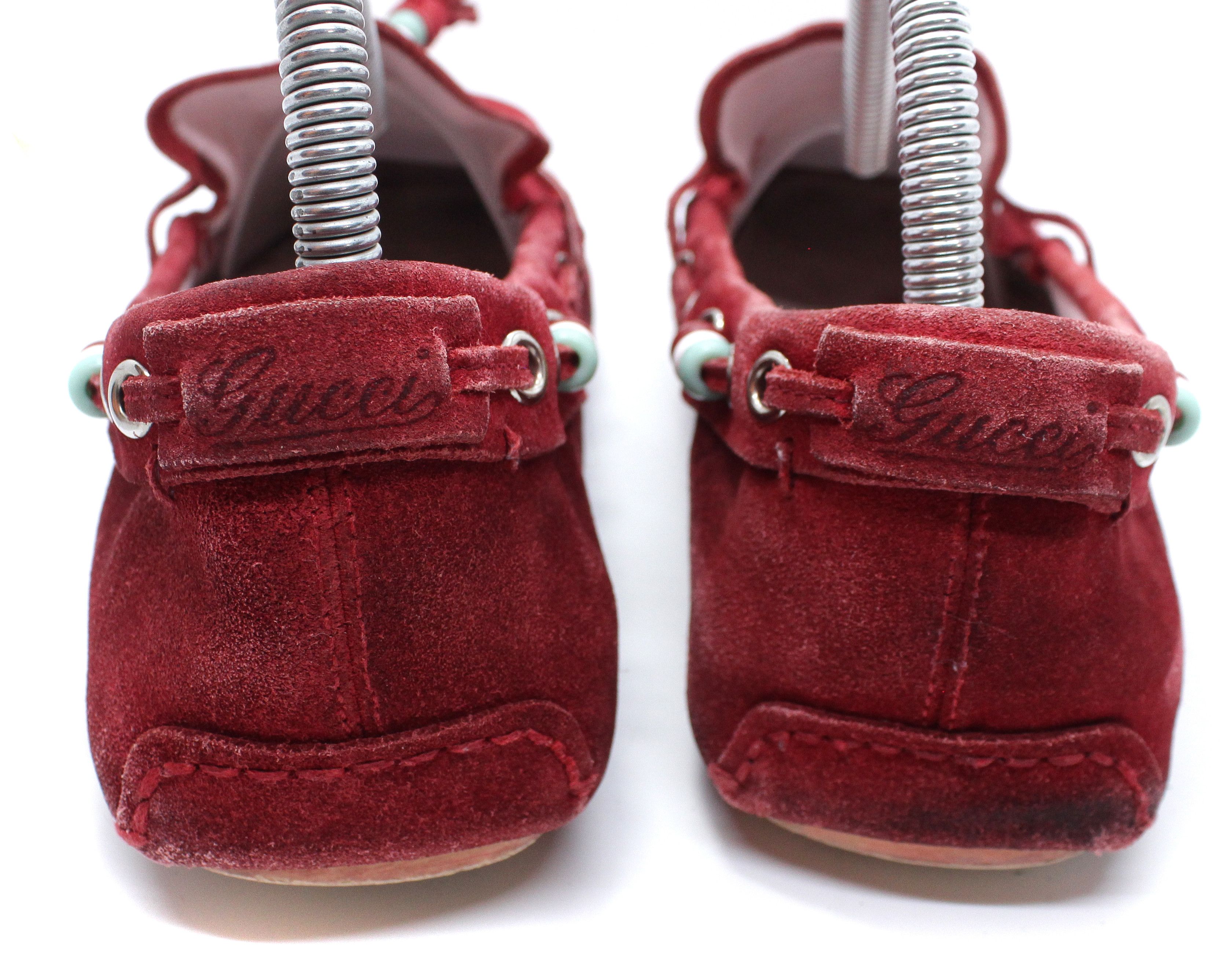 Gucci Suede Car Driver Loafers Size US 7.5 / EU 40-41 - 4 Thumbnail