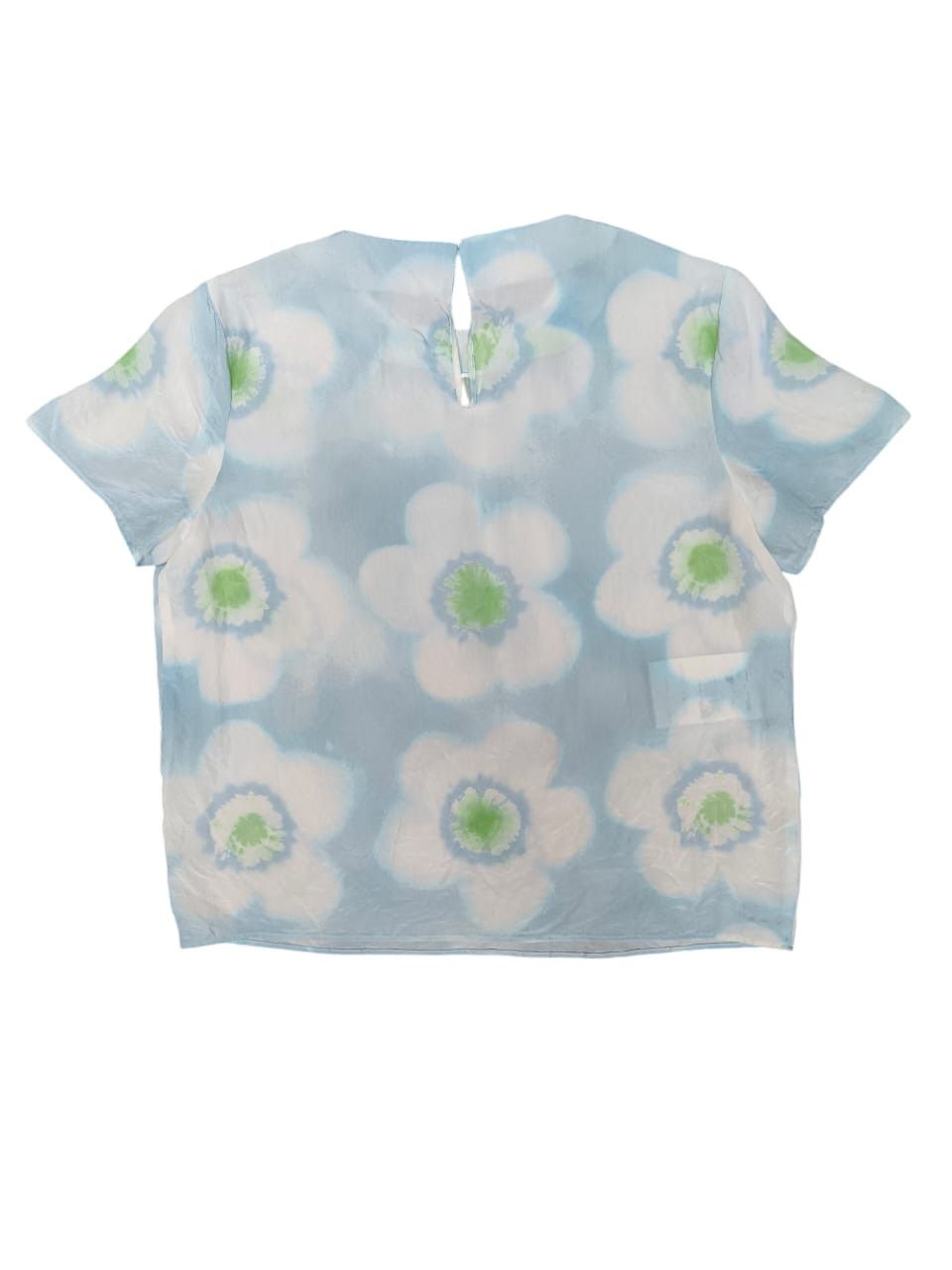 Miu Miu Floral Blouse Silk Miu Miu Size M / US 6-8 / IT 42-44 - 3 Thumbnail