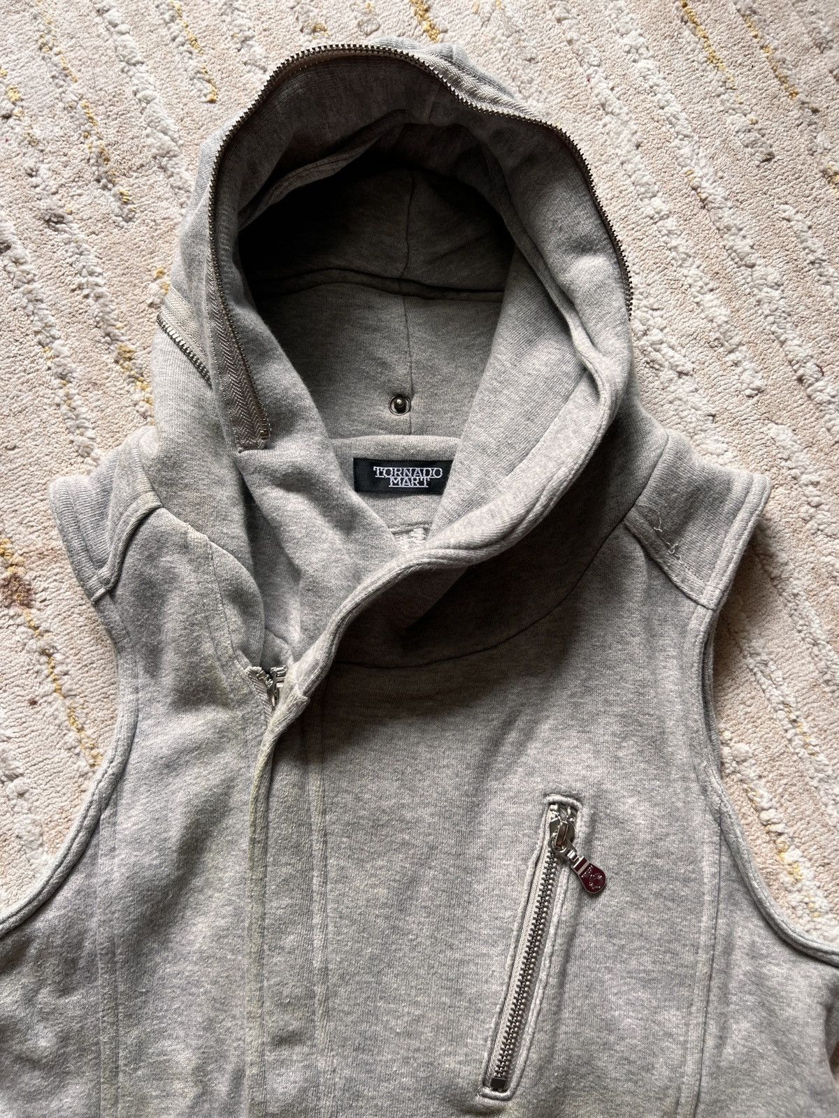 If Six Was Nine × Tornado Mart Tornado Mart Double Colar Sleeveless Hoodie Sweater Size US M / EU 48-50 / 2 - 3 Thumbnail