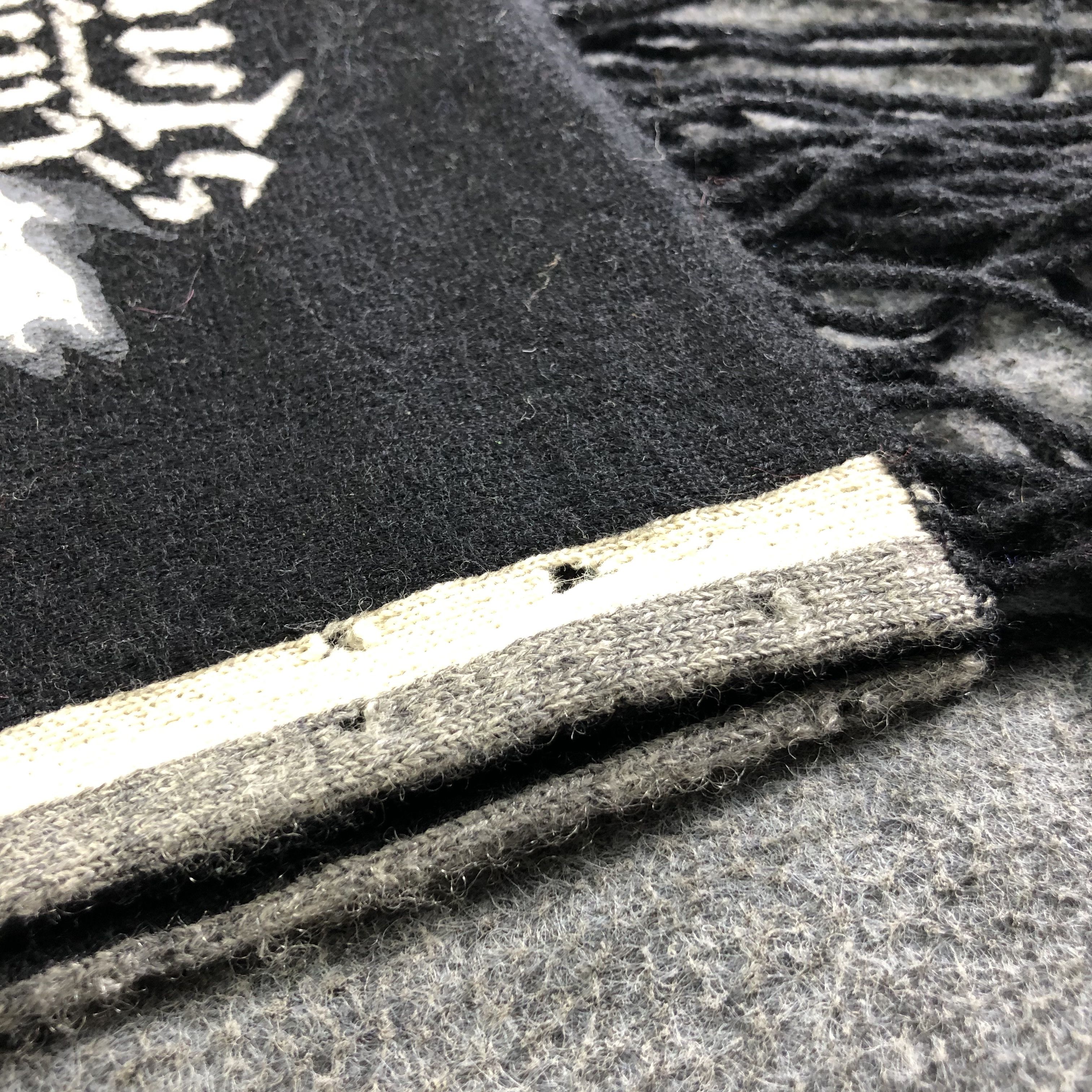 Vintage Candy Stripper Wool Scarf Muffler V1907 Size ONE SIZE - 12 Thumbnail