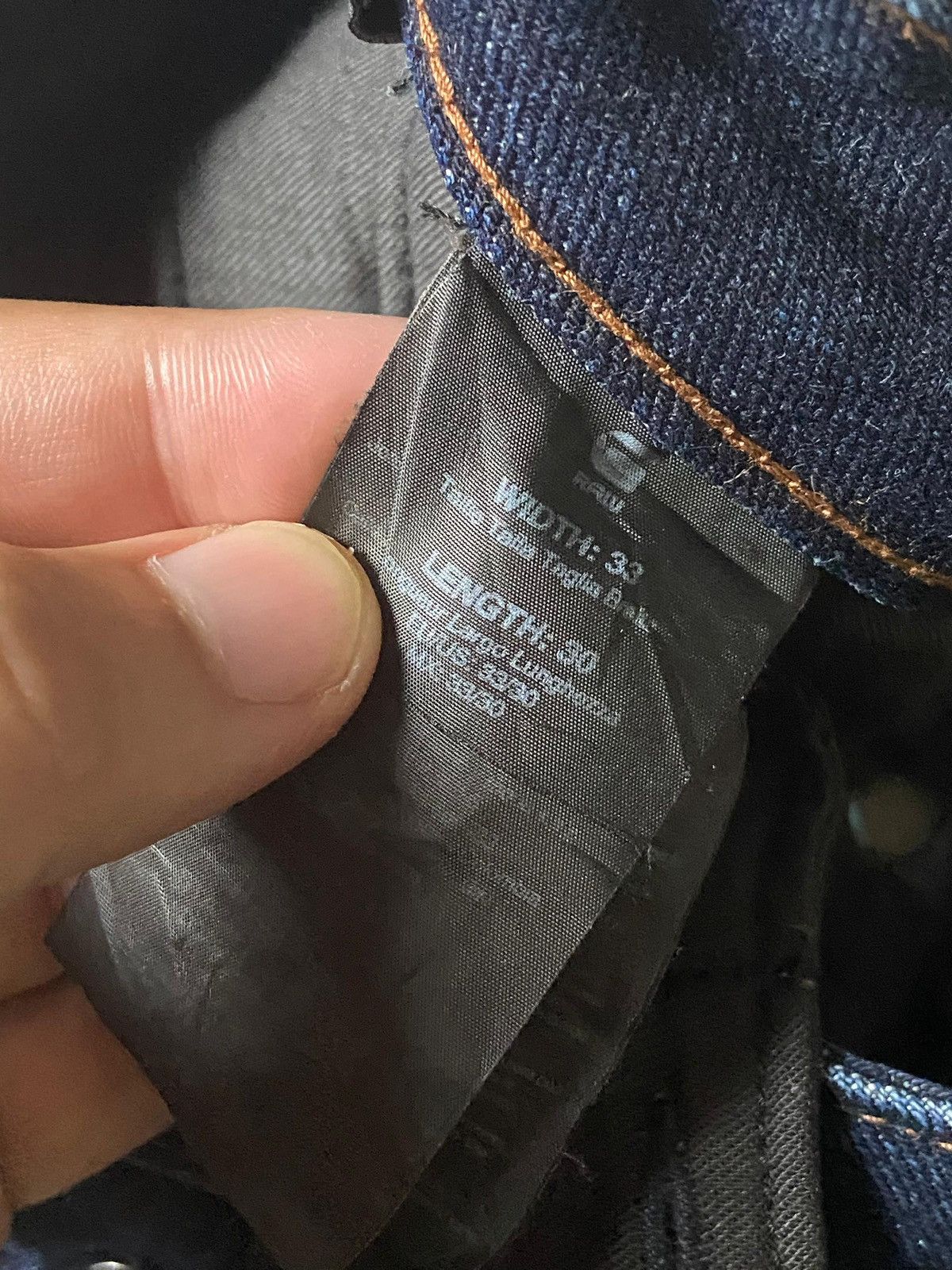 G-Star Vintage G-Star Raw Tapered Jeans (138) Size US 35 - 4 Thumbnail