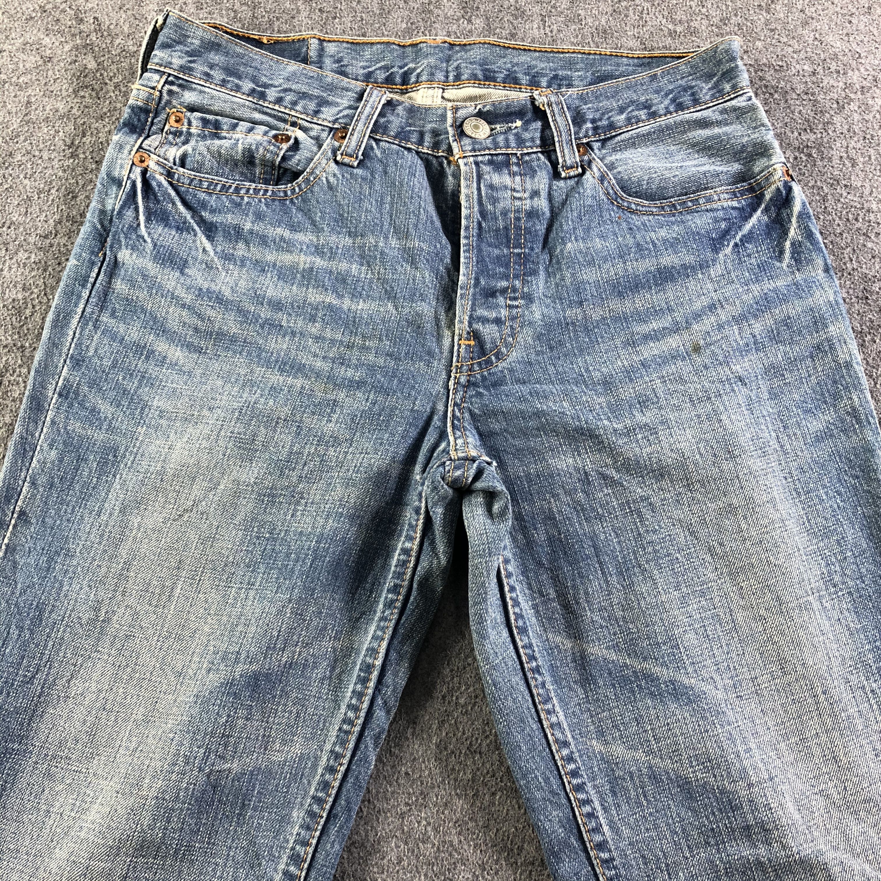 Levi's 90s Vintage Blue Wash Levis 501 Jeans-J3622 Size 29" - 3 Thumbnail