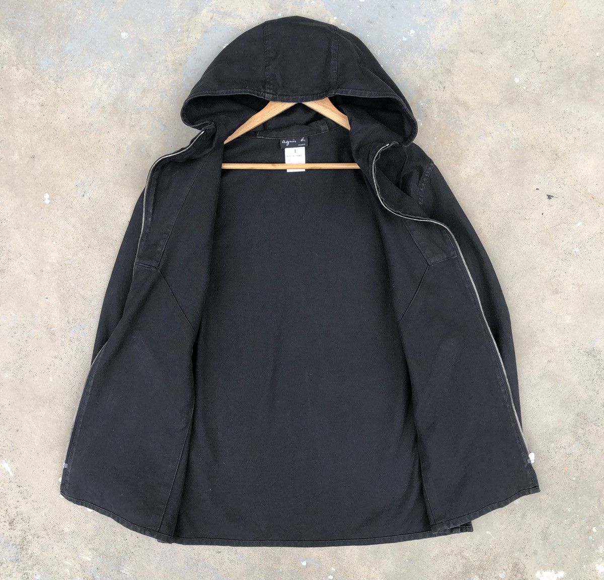 agnes b. Vintage Agnes B. Hooded Zipper Jacket Made In France Size US M / EU 48-50 / 2 - 7 Thumbnail