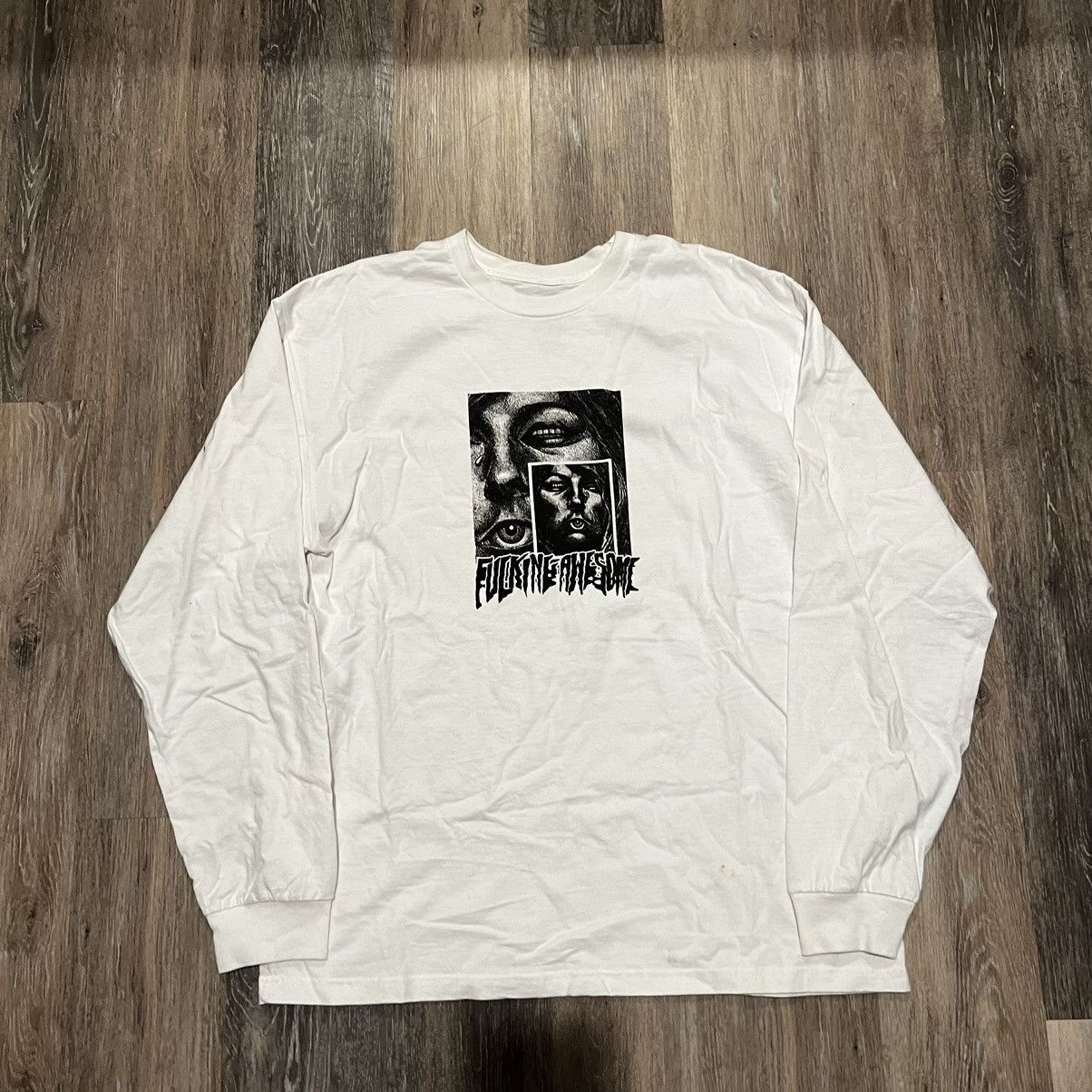 Fucking Awesome Fucking Awesome Faces Long Sleeve shirt