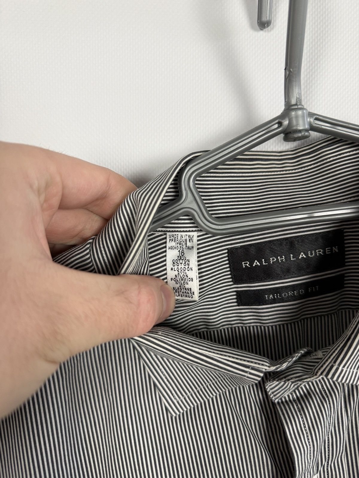 Ralph Lauren Black Label Ralph Lauren Long Sleeve Shirt Button Up Black Label Italy Size US L / EU 52-54 / 3 - 8 Thumbnail