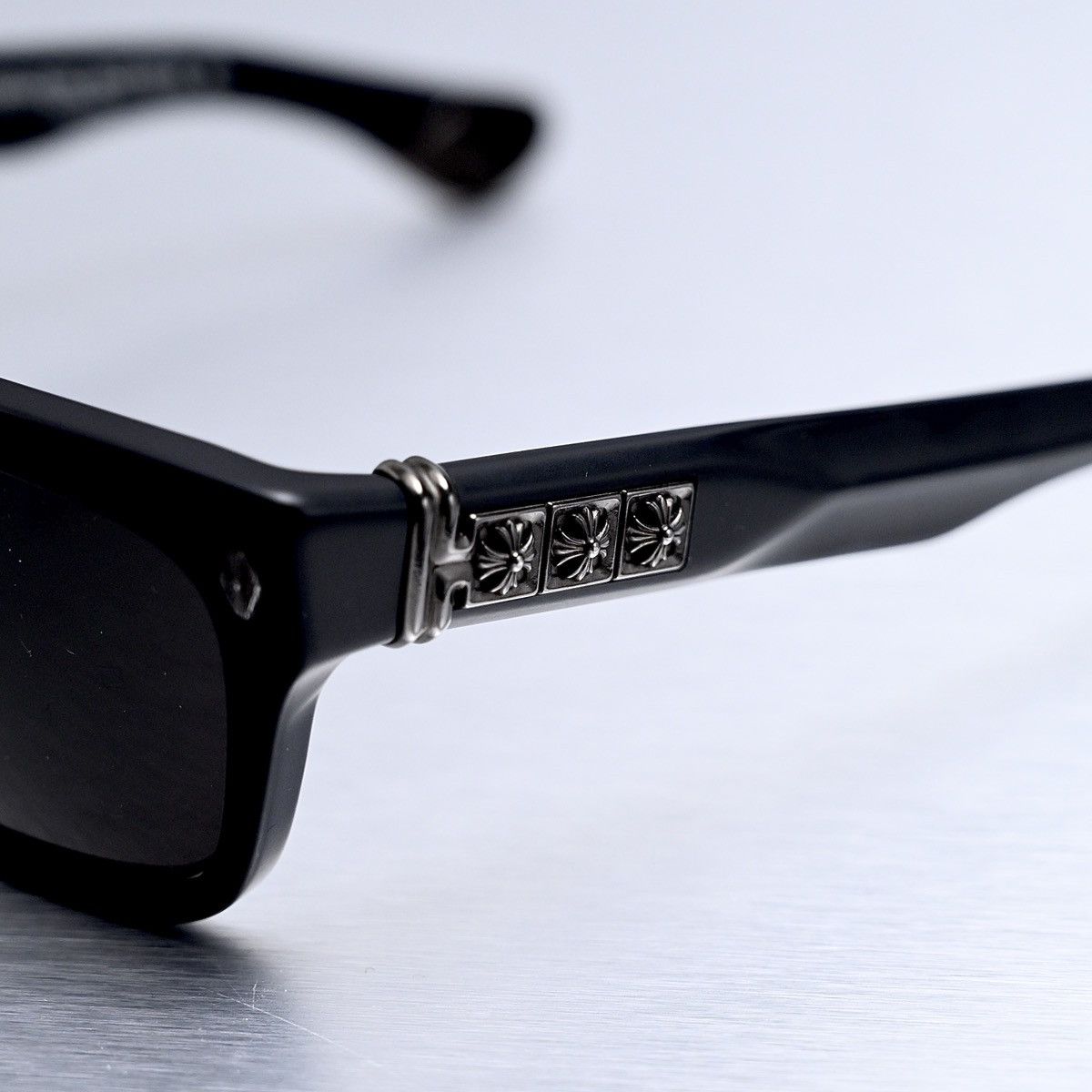 Chrome Hearts CHROME HEARTS SLUSS BUSSIN II MATTE BLACK SUNGLASSES Size ONE SIZE - 3 Thumbnail