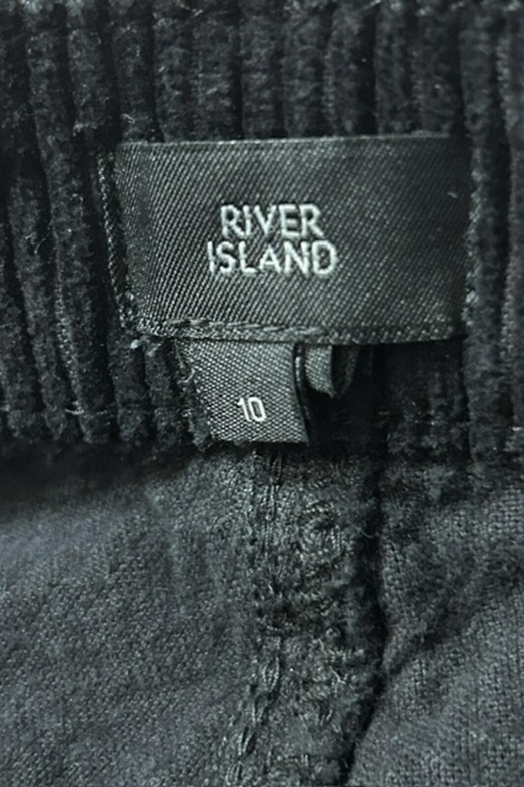 River Island River Island Black Corduroy Pants Size 10 Size US 32 / EU 48 - 2 Thumbnail