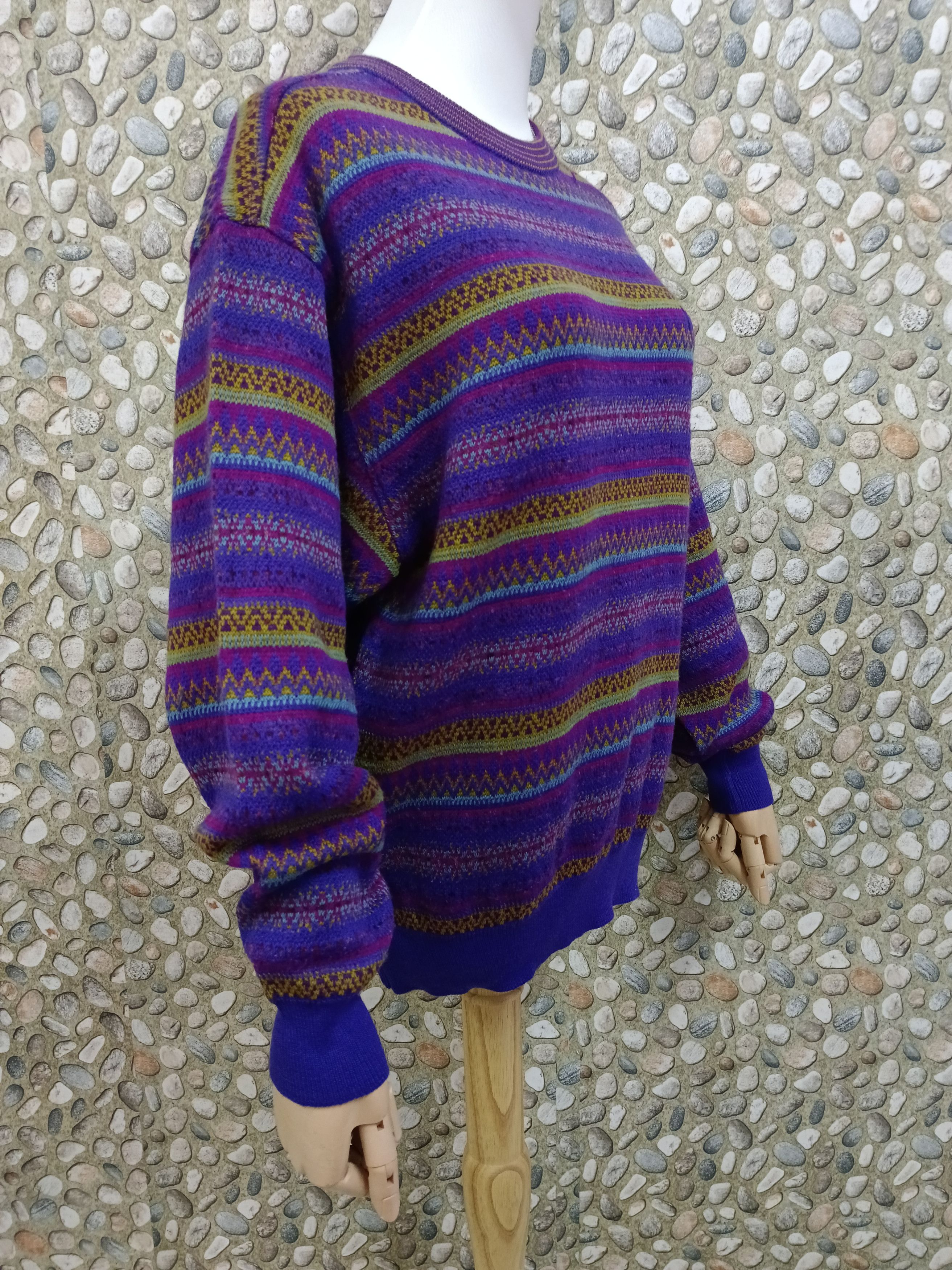 Kenzo KENZO MULTICOLOUR KNIT SWEATSHIRT Size US S / EU 44-46 / 1 - 4 Thumbnail