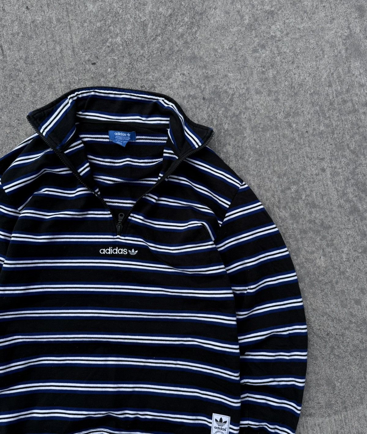 Adidas × Vintage Vintage Adidas Y2K avantgarde streetwear sweater Size US S / EU 44-46 / 1 - 5 Thumbnail